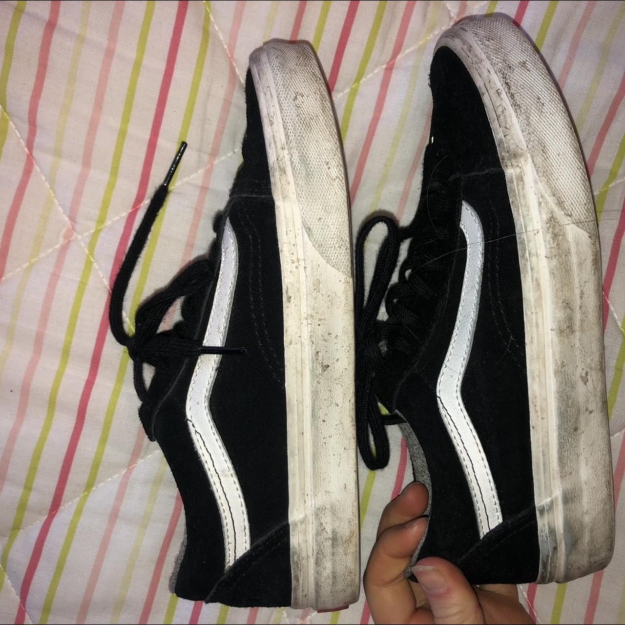 black old skool vans size 3.5