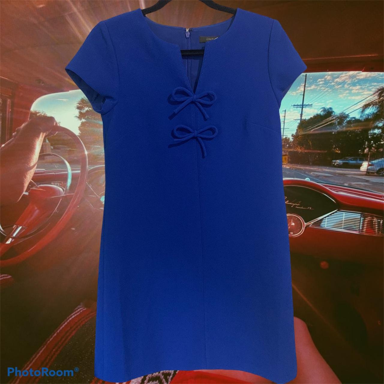 J.Crew Women's Blue Dress | Depop