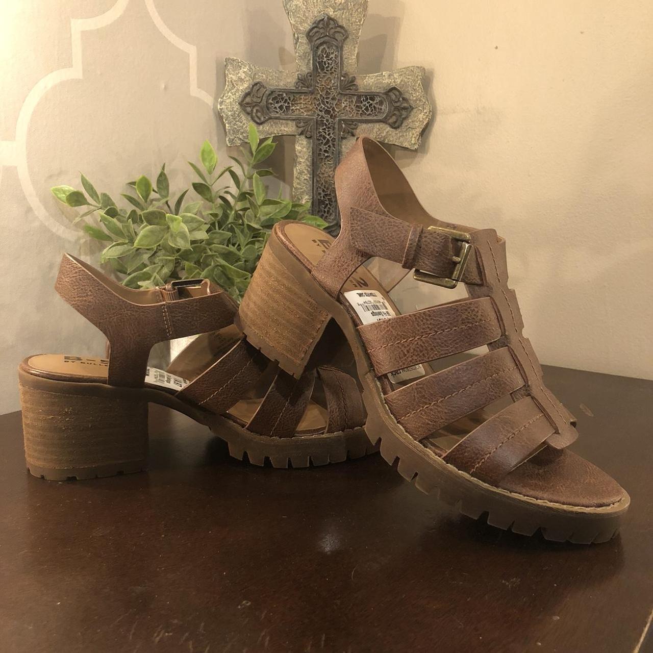 Brown Chunky heel sandals New Women’s size 7 Free... - Depop