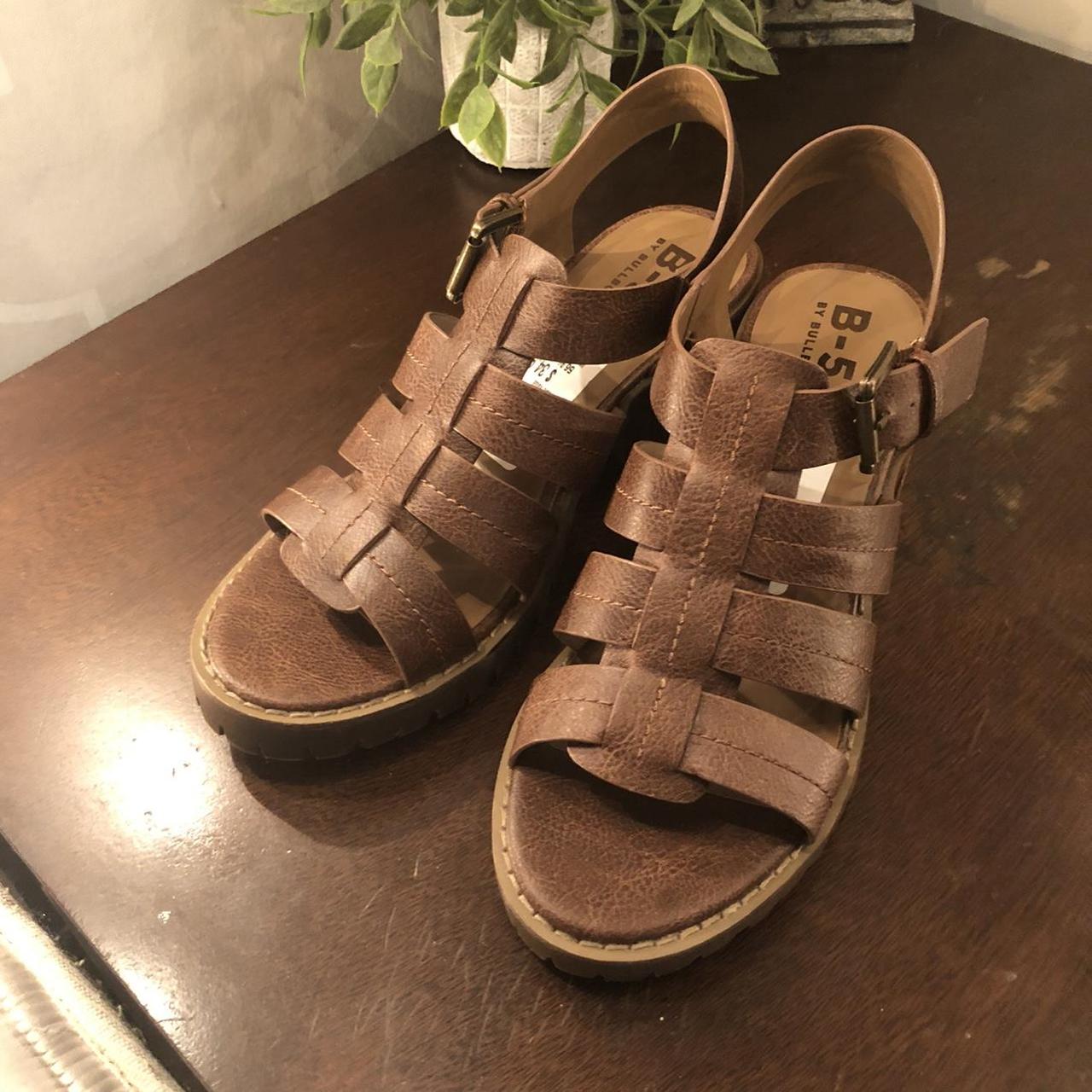 Brown Chunky heel sandals New Women’s size 7 Free... - Depop