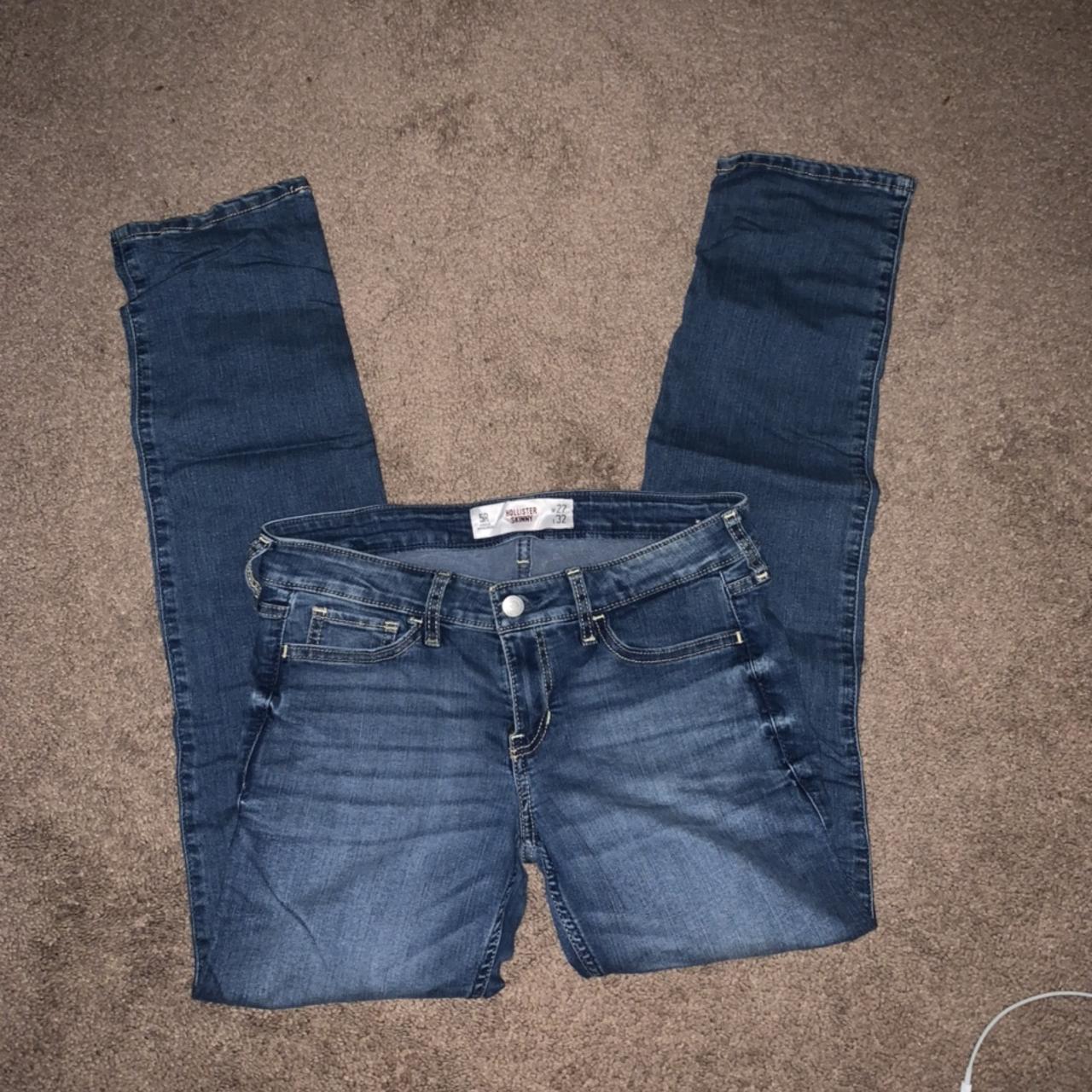 Hollister Skinny Jeans - Medium Wash Model is 5'6” - Depop