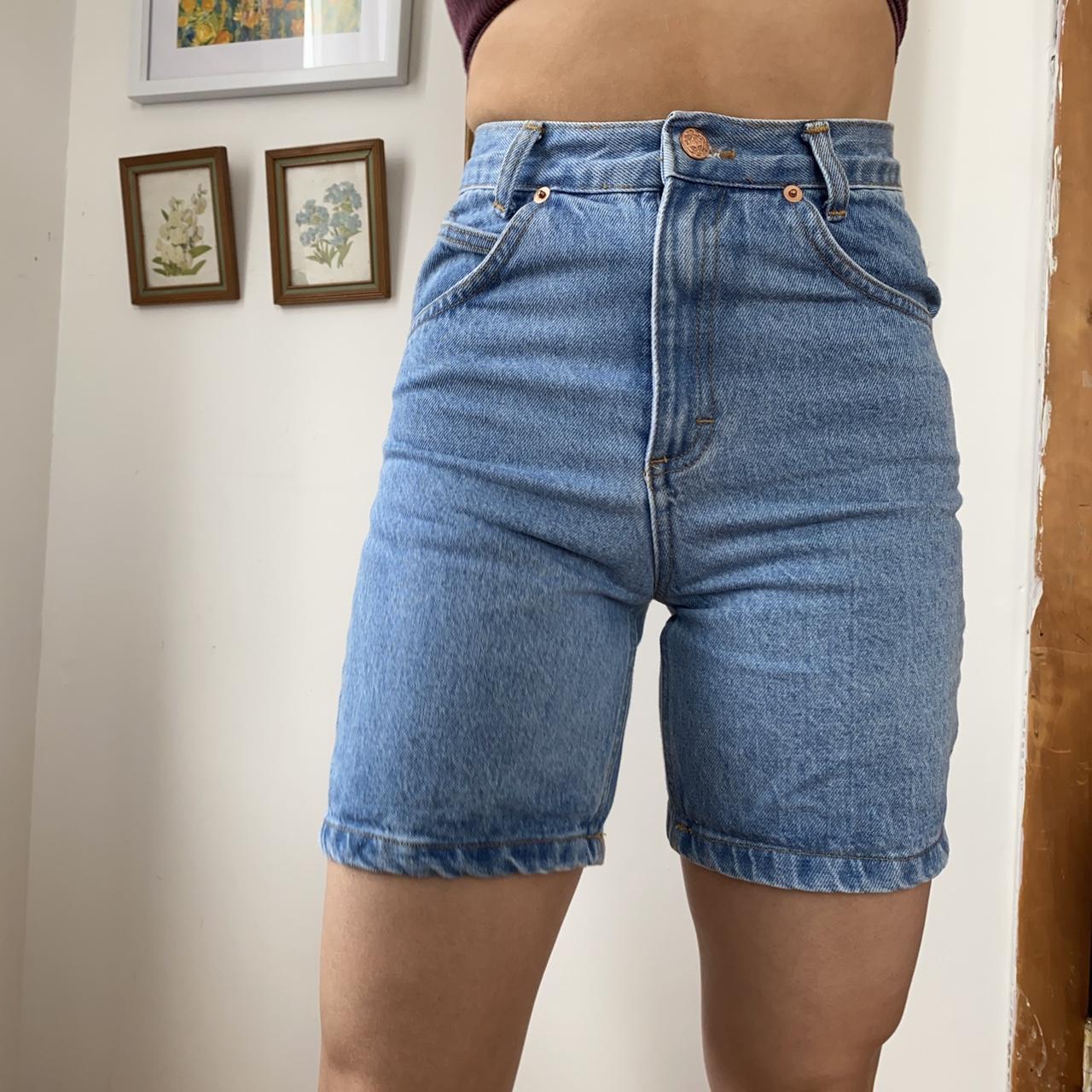 denim jorts! these are the perfect dad length and... - Depop