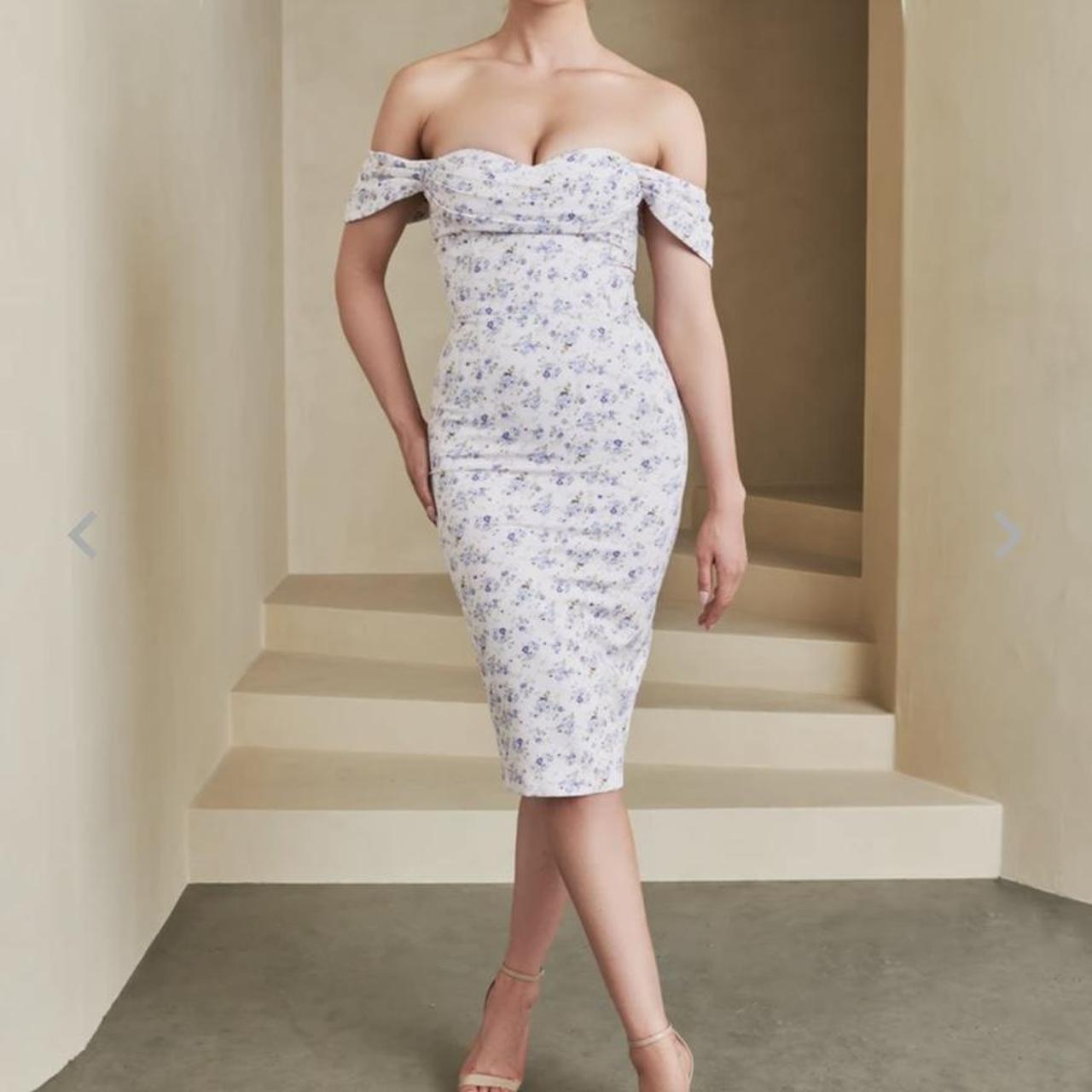 bardot alice lace bodycon dress