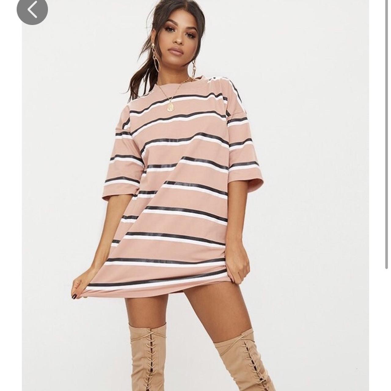 pretty little thing oversized t shirt dress