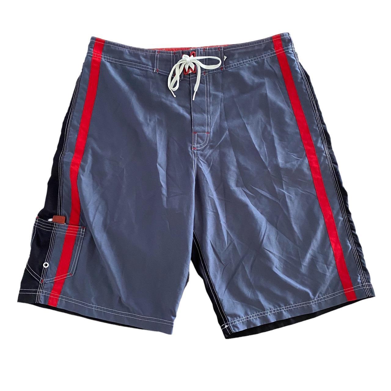 Jay Jays Piping Vintage Y2K Swim Surf Board Shorts... Depop