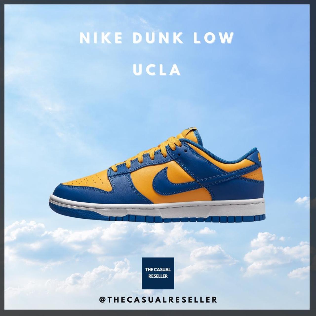Nike Dunk Low UCLA Blue Yellow Premium Dunk. 100%... - Depop