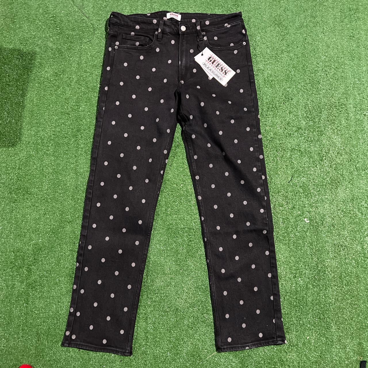 guess polka dot jeans