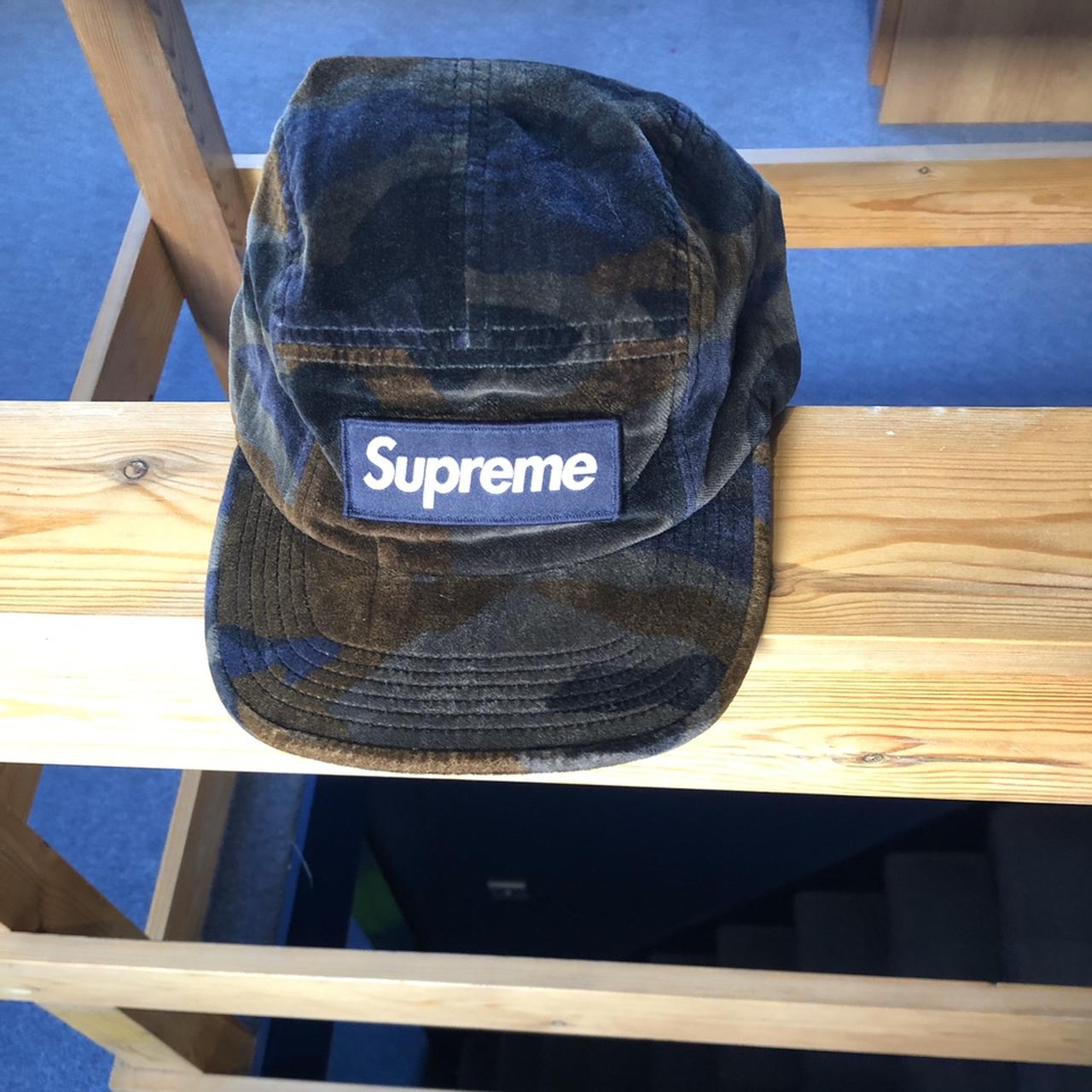 Supreme Vintage German Camo 6 Panel Camp Cap –