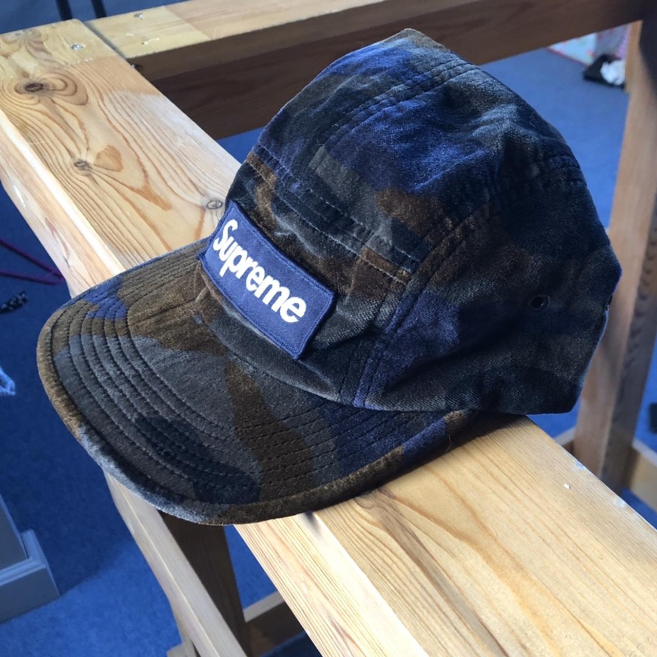 Camouflage Supreme hat. Brand-new literally worn - Depop