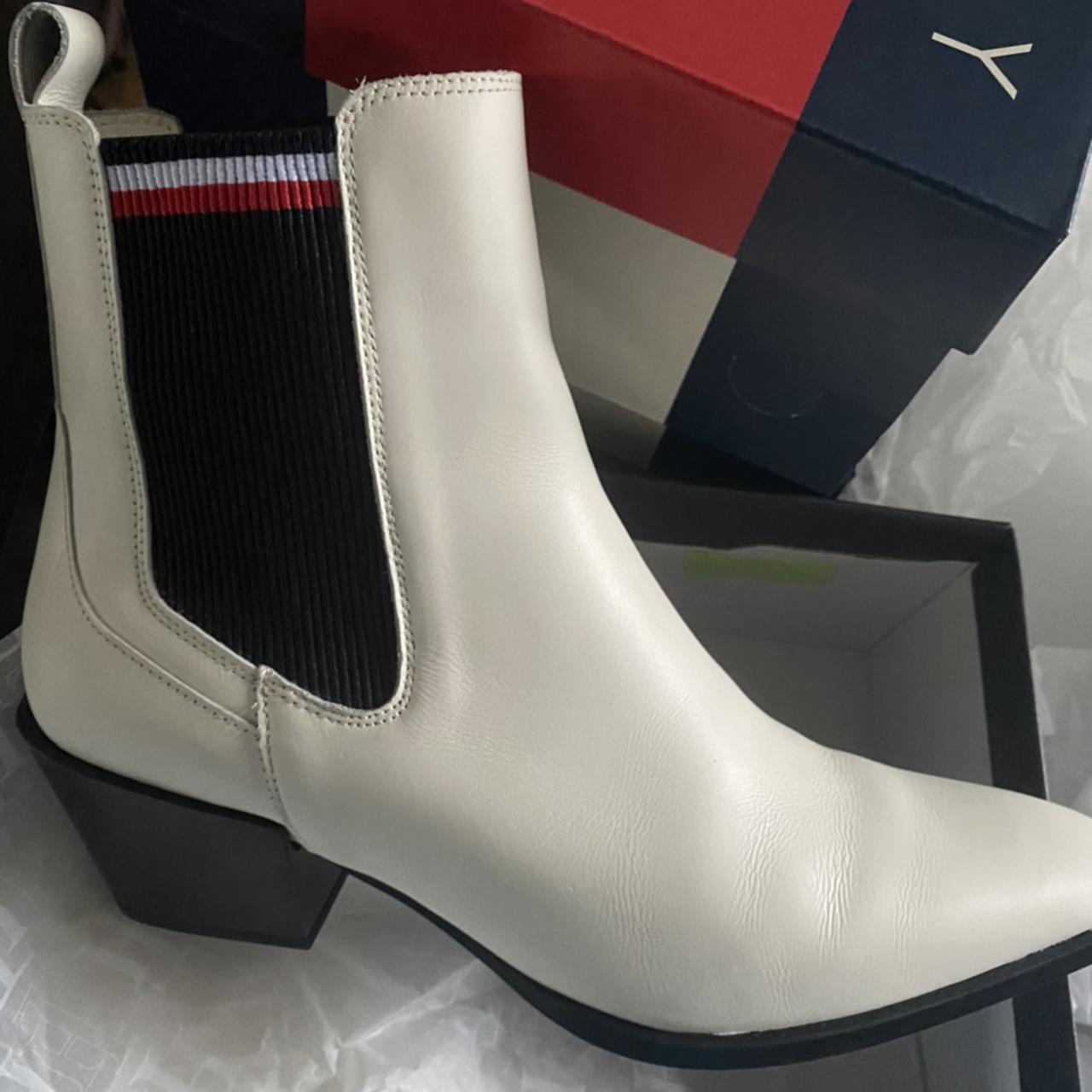 Tommy Hilfiger Women's White Boots