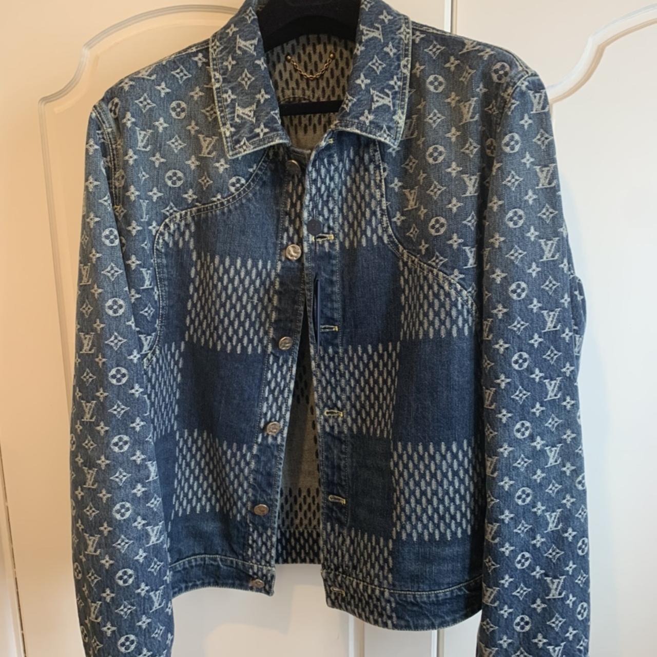 Buy Louis Vuitton x Nigo Giant Damier Waves MNGM Denim Jacket Indigo Online  in Australia