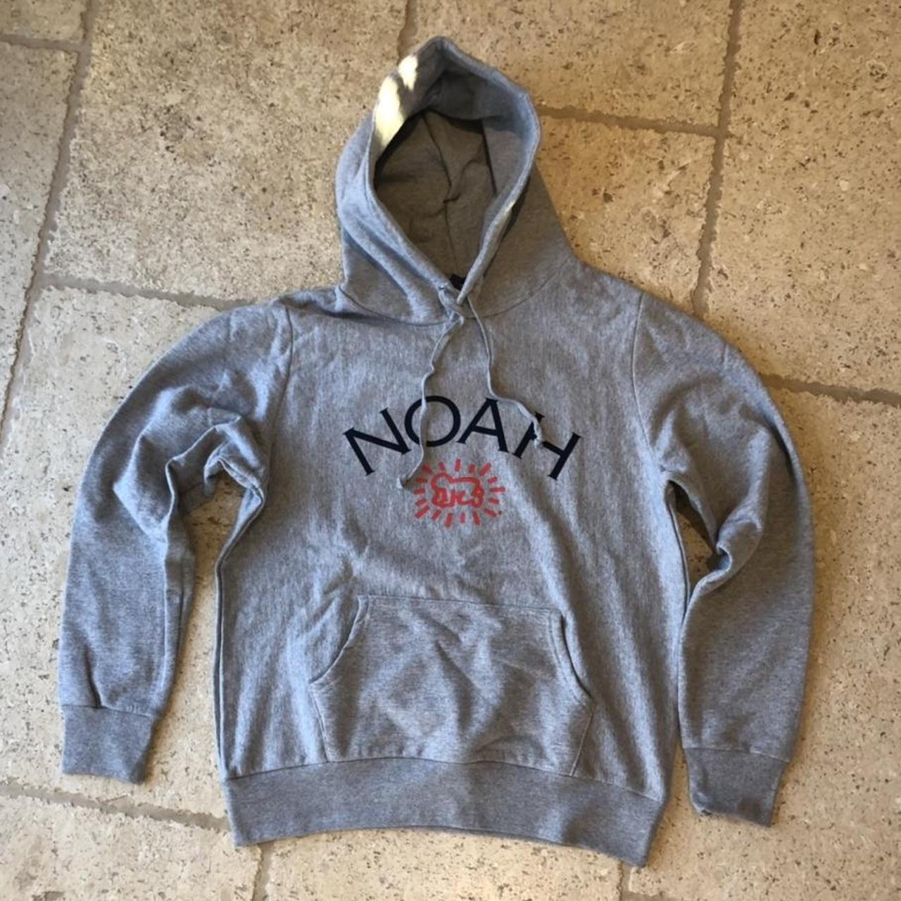 Noah x Keith Haring hoodie Size L grey Brand new... - Depop