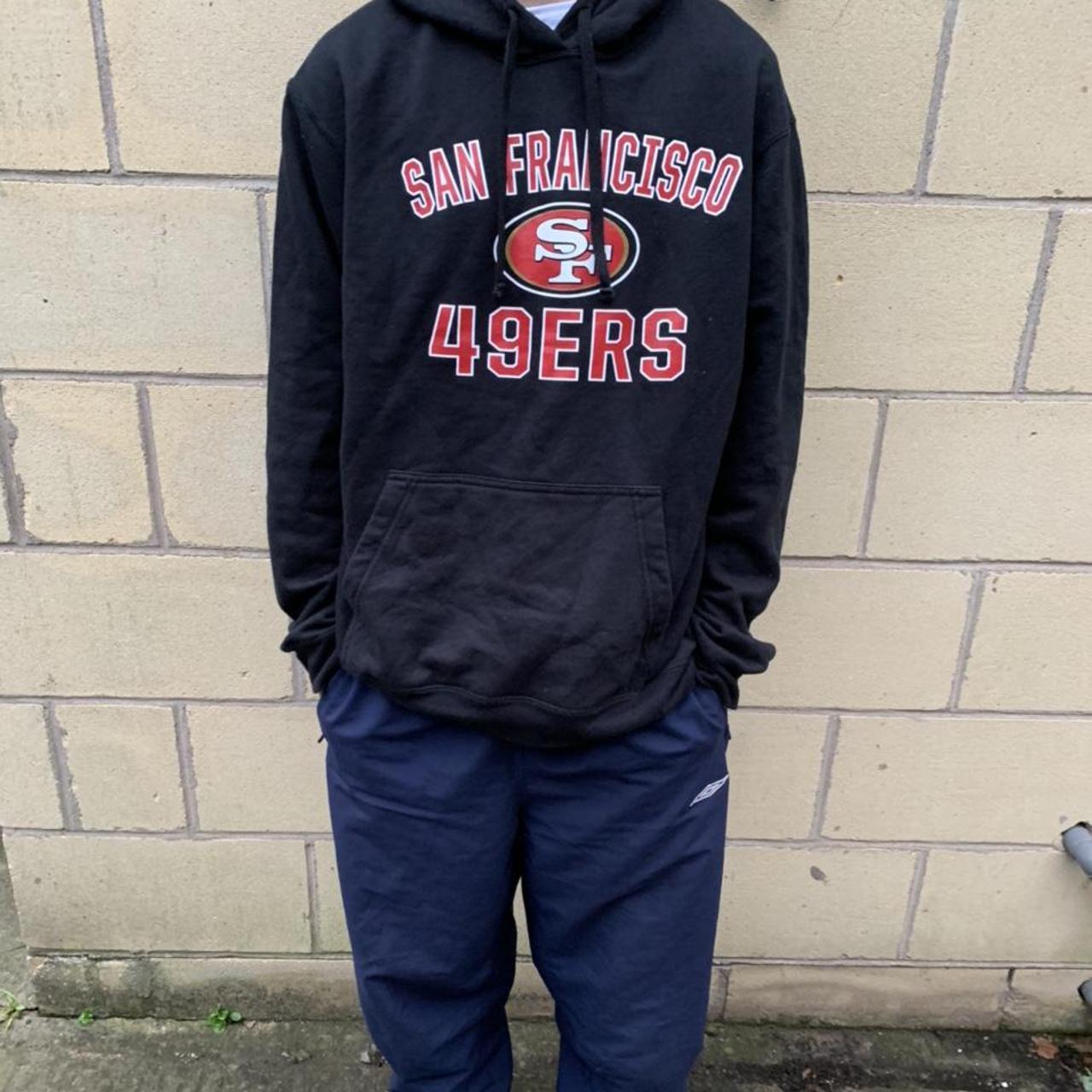 Vintage San Francisco 49ers Hoodie Black Medium