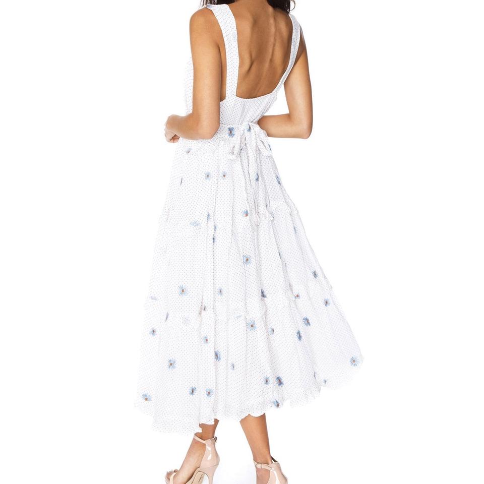 Free people daisy chain cotton hot sale midi dress