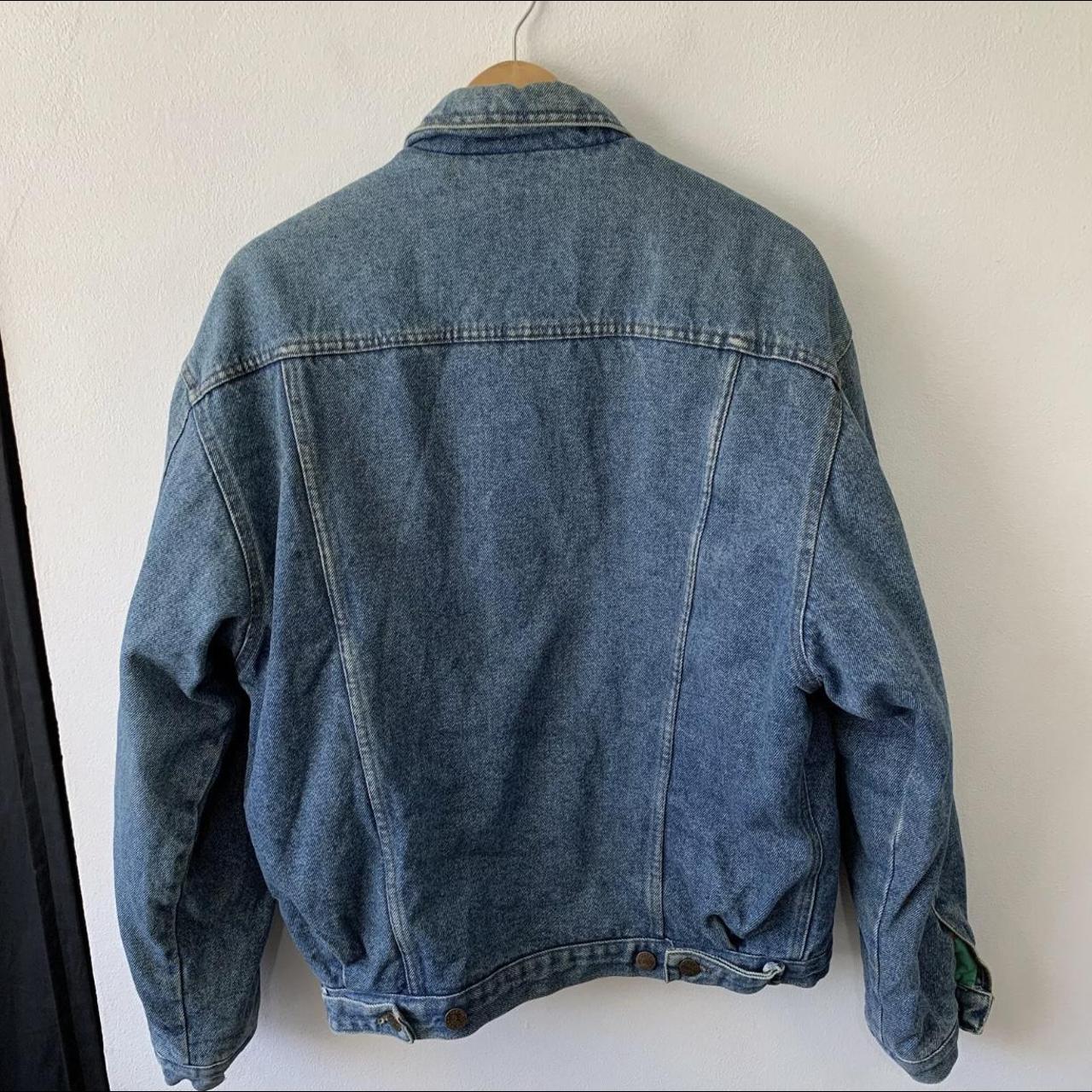 Vintage Outsider Jeans Denim Jacket Size M ? Blue... - Depop