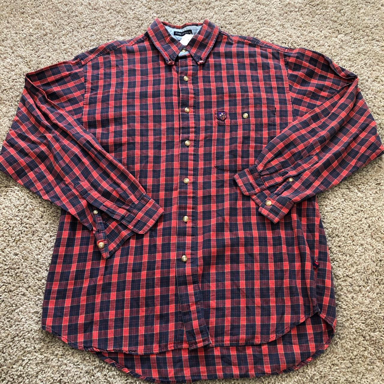 Bugle Boy button down long sleeve shirt. Size... - Depop