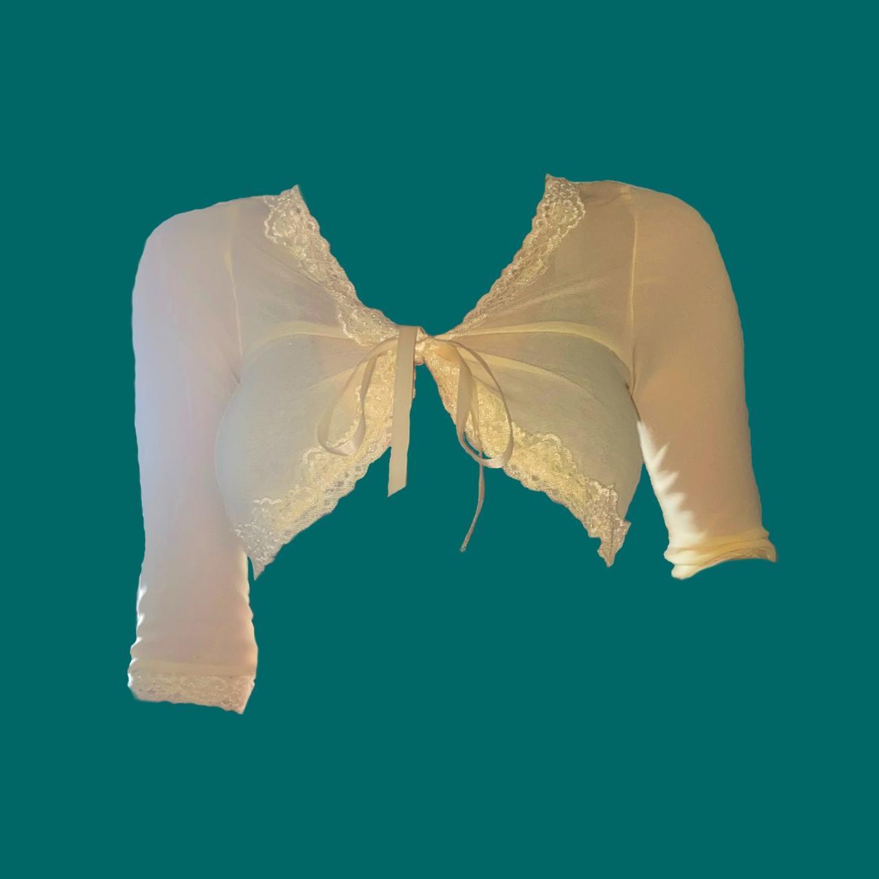 American Vintage Women's Yellow Croptop Depop