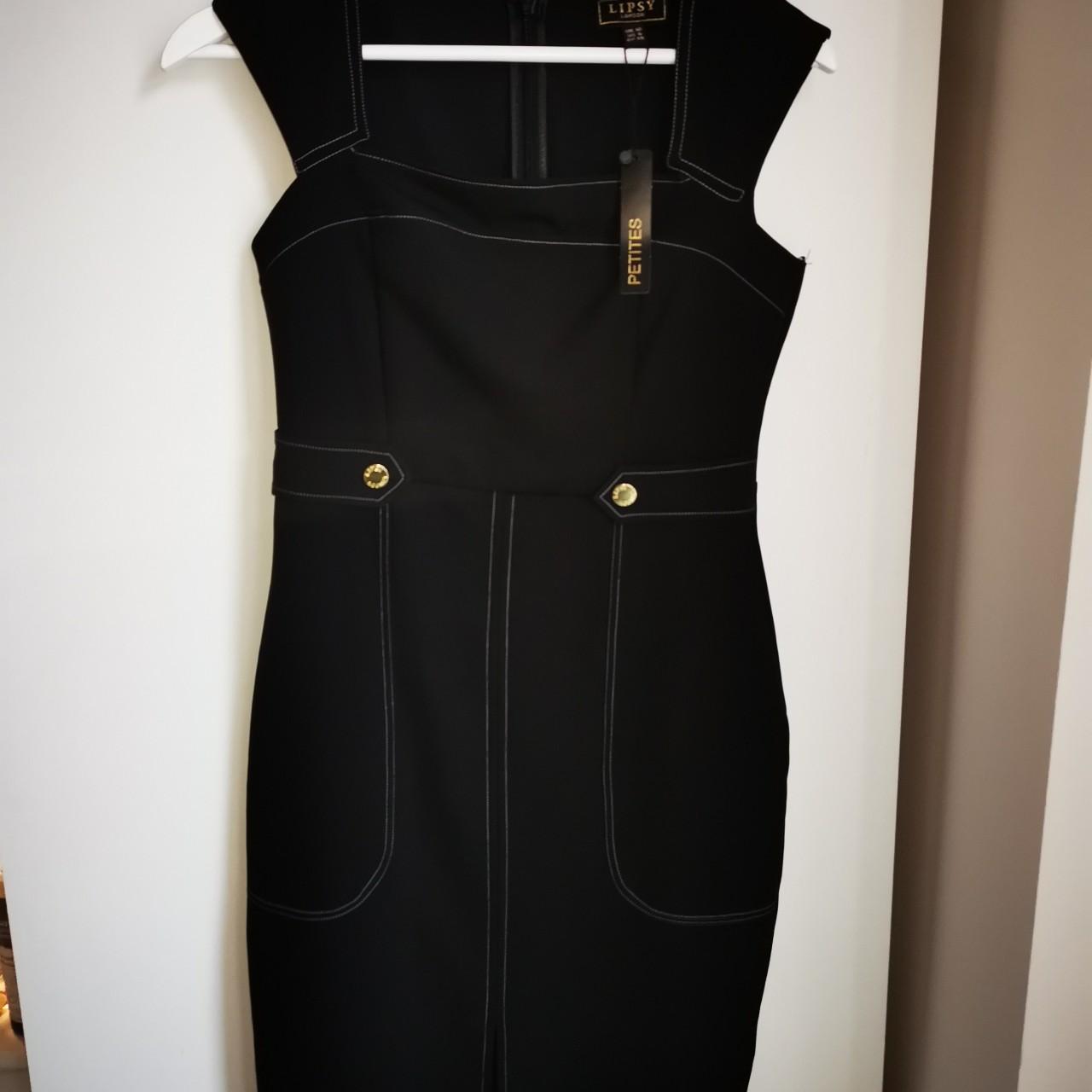 Lipsy petite hot sale black dress