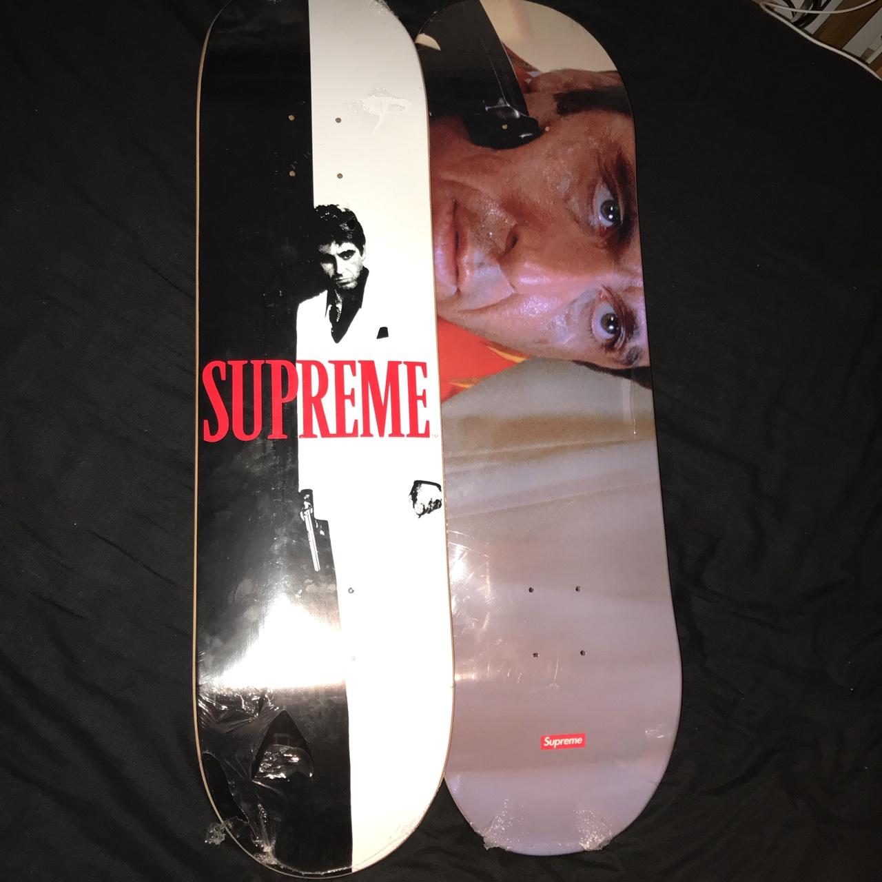 Supreme x Scarface skateboards complete set holy   Depop