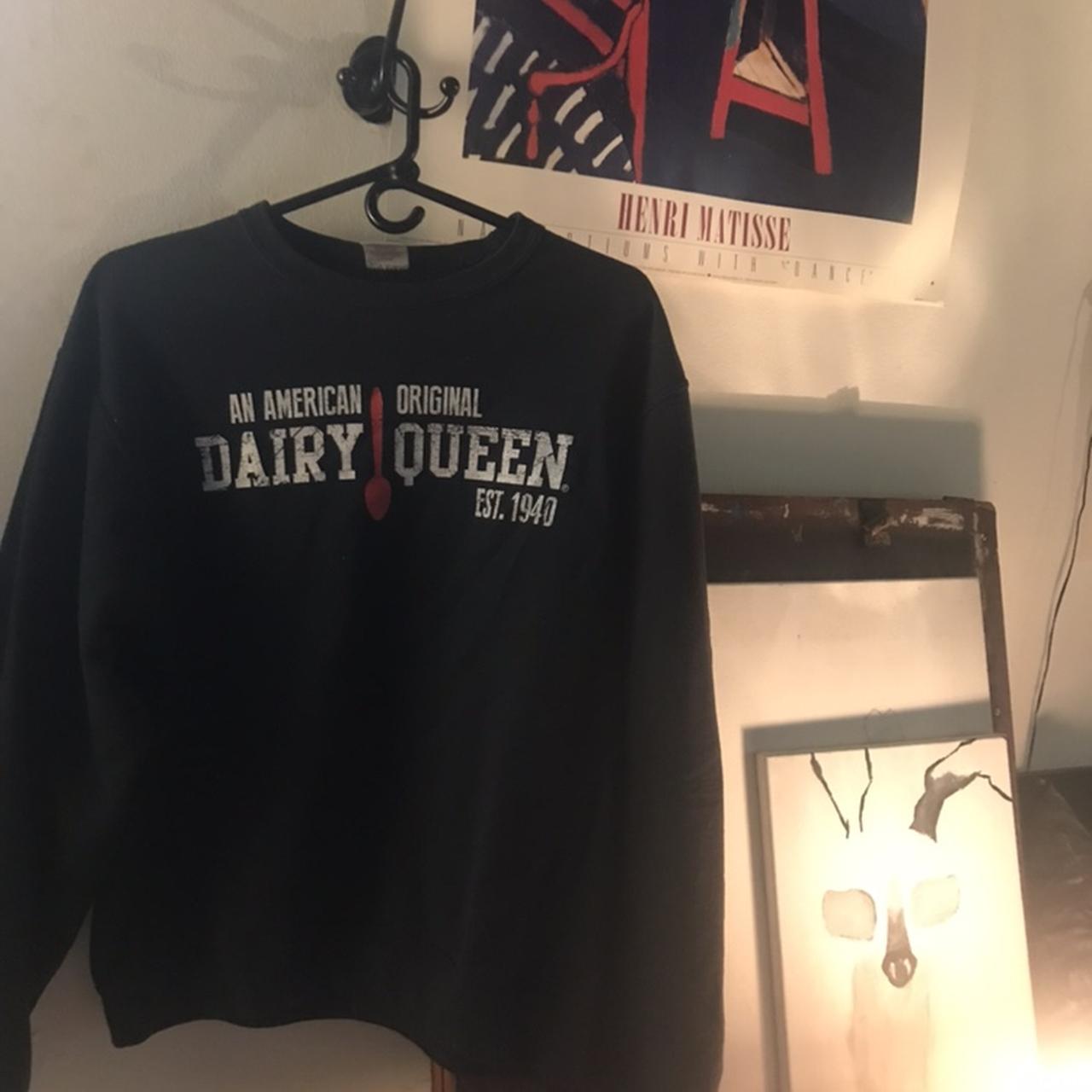 aesthetic dairy queen crew neck sweatshirt