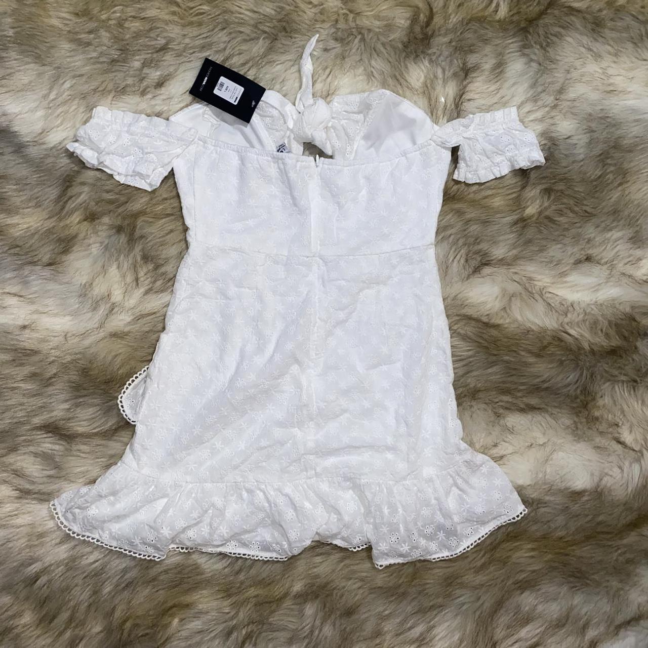 Fashionnova White Eyelet Mini Dress *reference - Depop