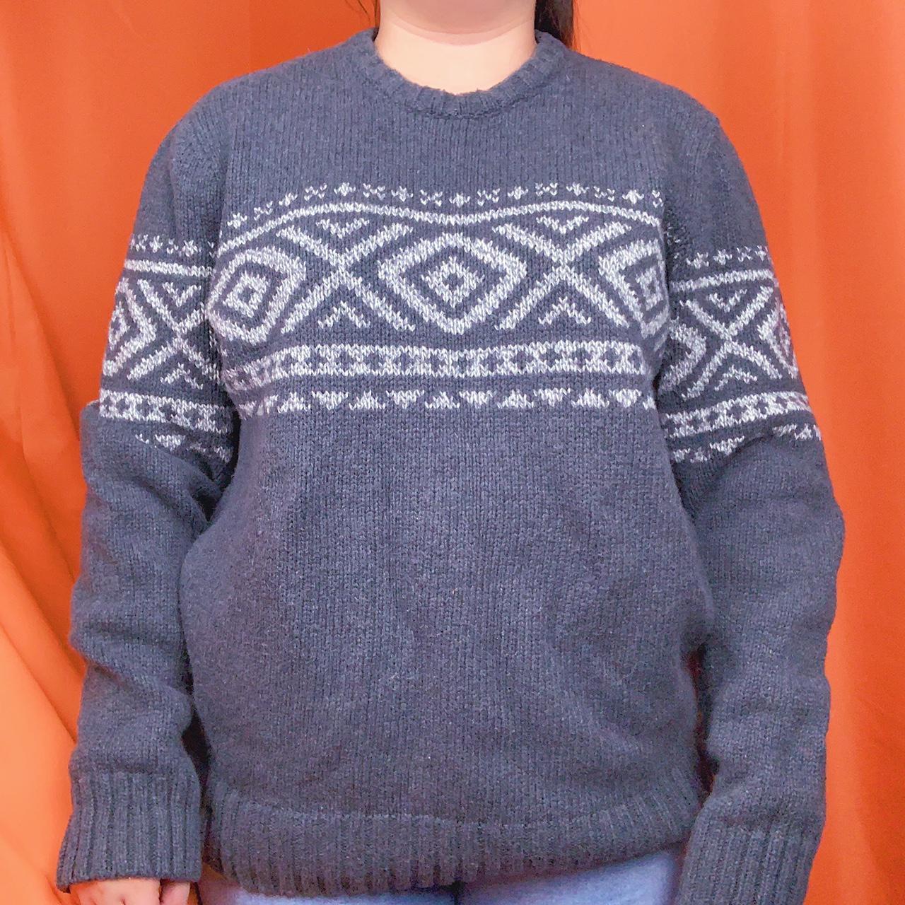 Eddie Bauer Men's Grey Jumper Depop