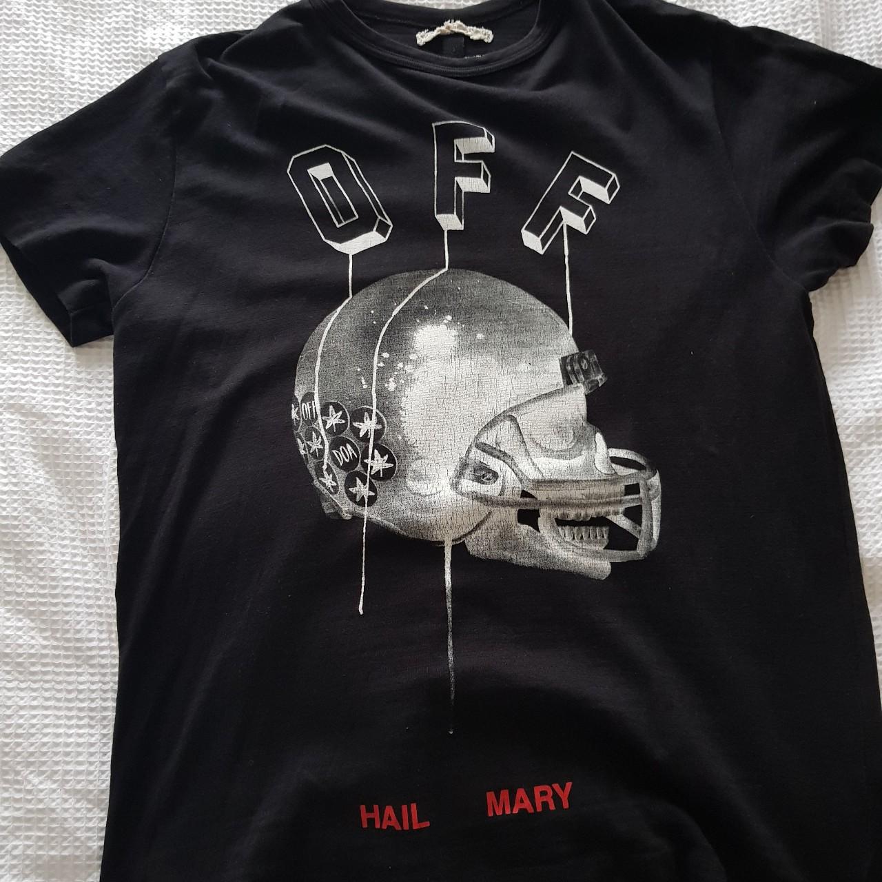 off white hail mary tee