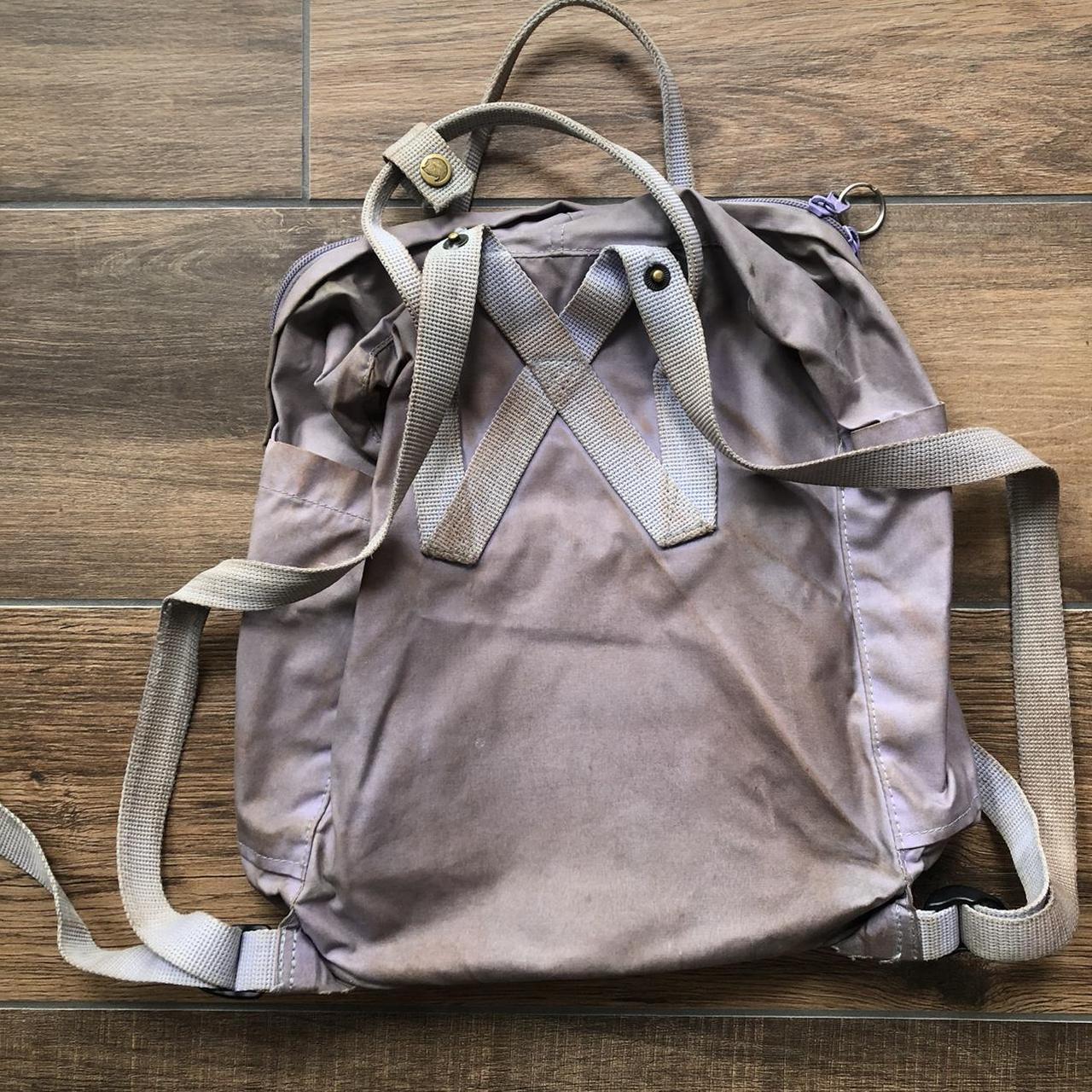 Standard size lilac fjallraven kanken backpack,... Depop