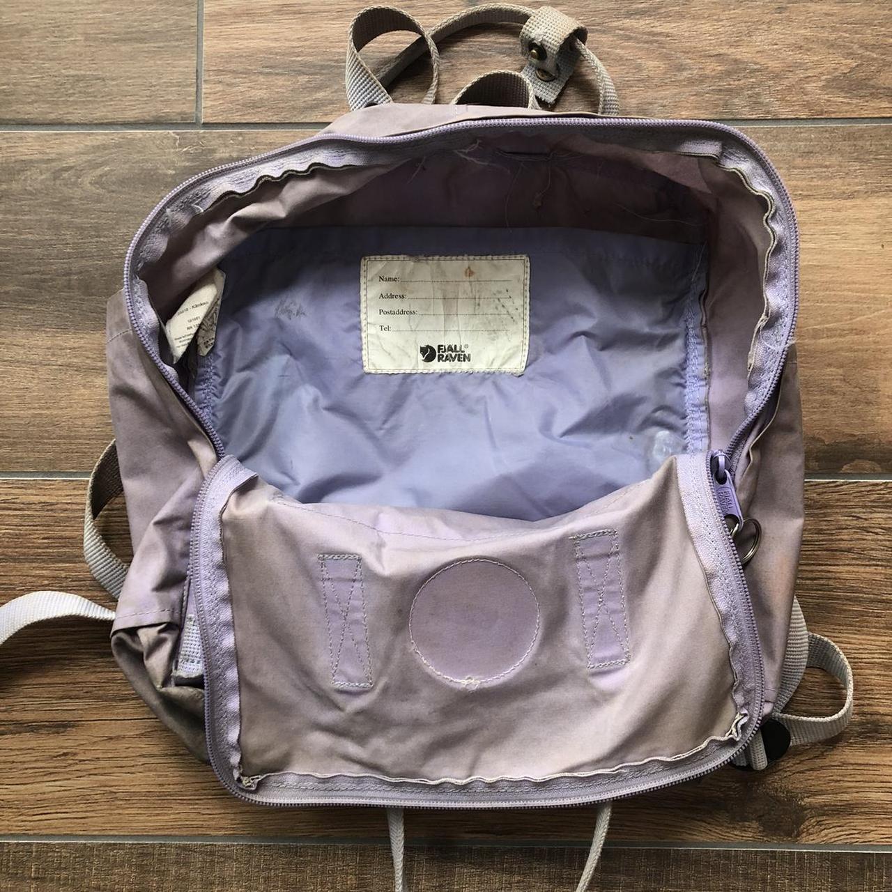 Standard size lilac fjallraven kanken backpack,... Depop