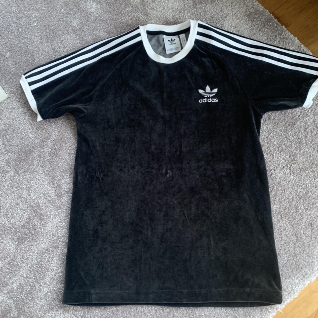 adidas velvet t shirt