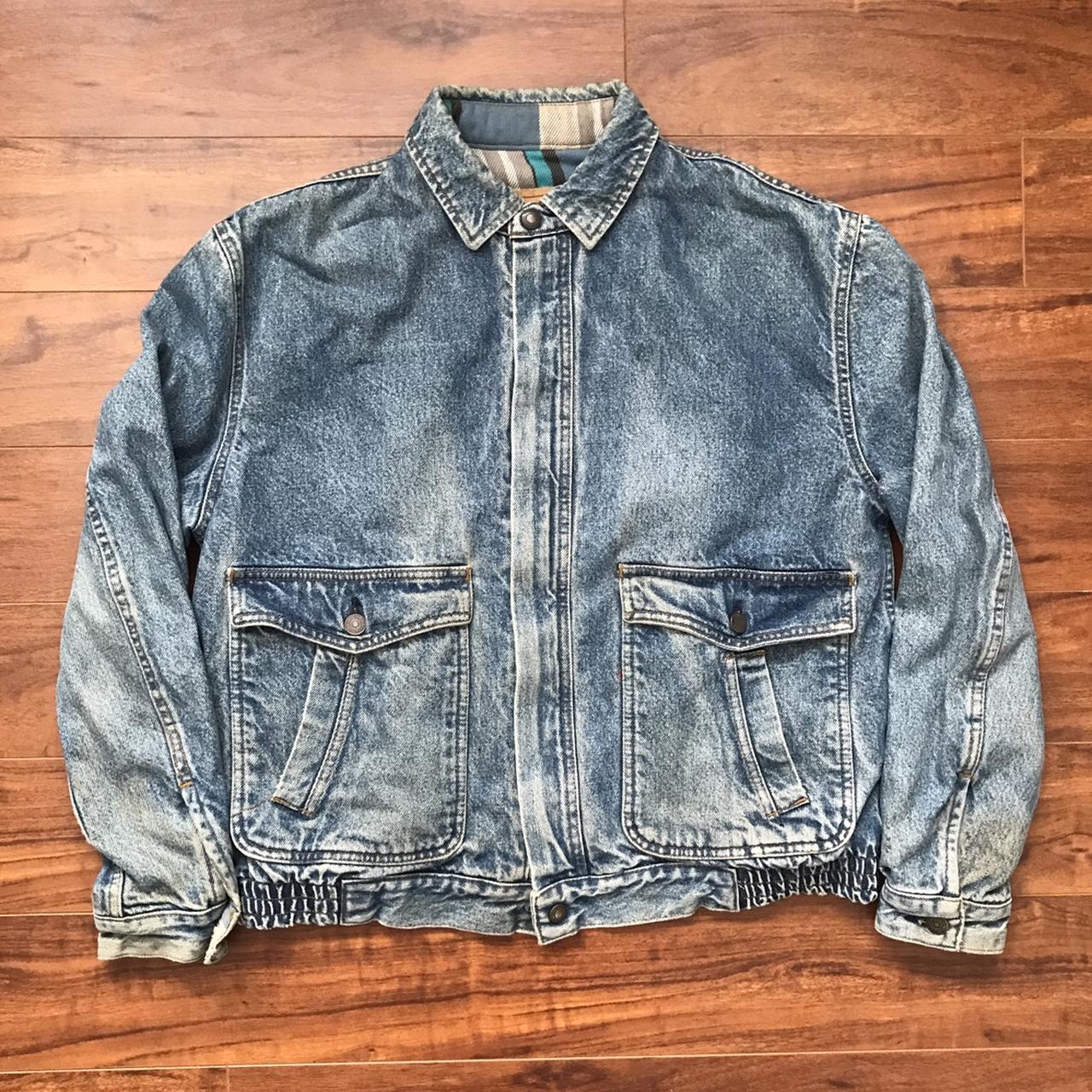 Off-White Off-White X Levi's Made& Crafted Denim Bomber Jacket | Grailed
