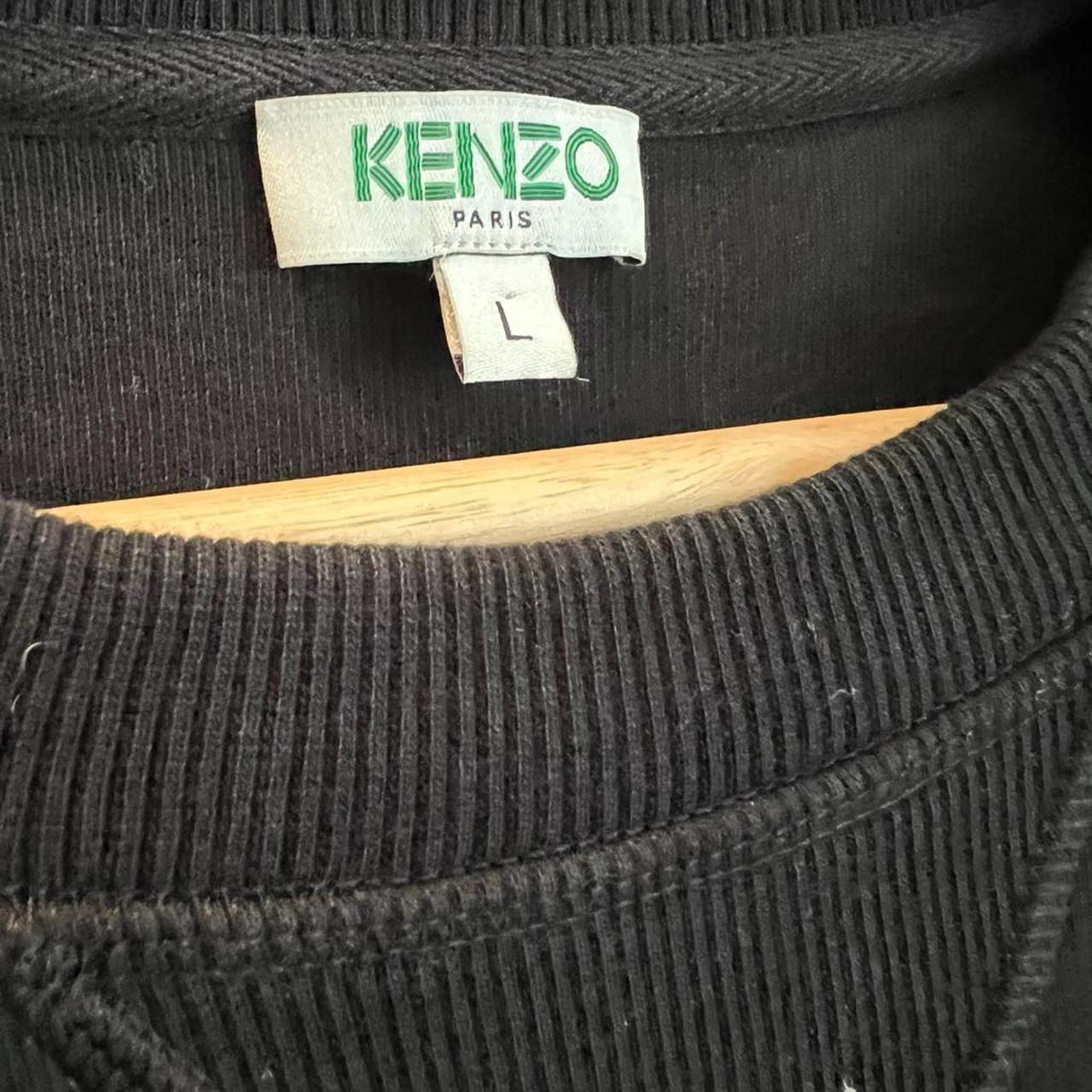 Kenzo Men's Black Jumper | Depop