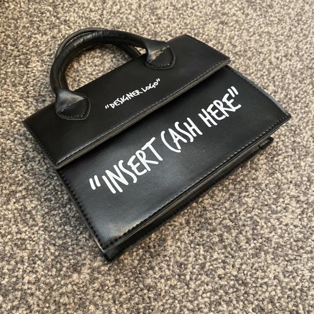 Boohoo insert cash here bag hotsell