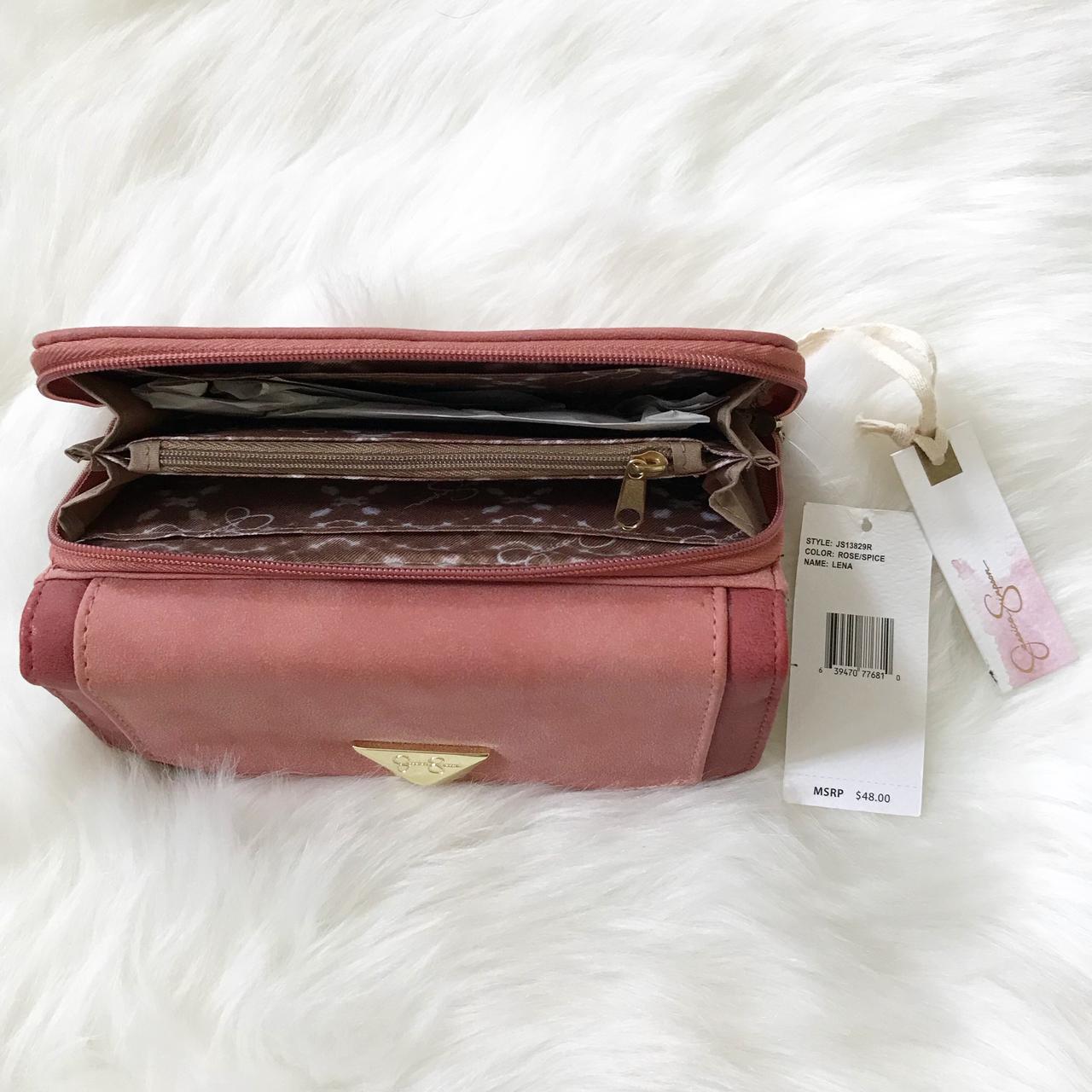 Jessica Simpson Women's Pink Walletpurses Depop