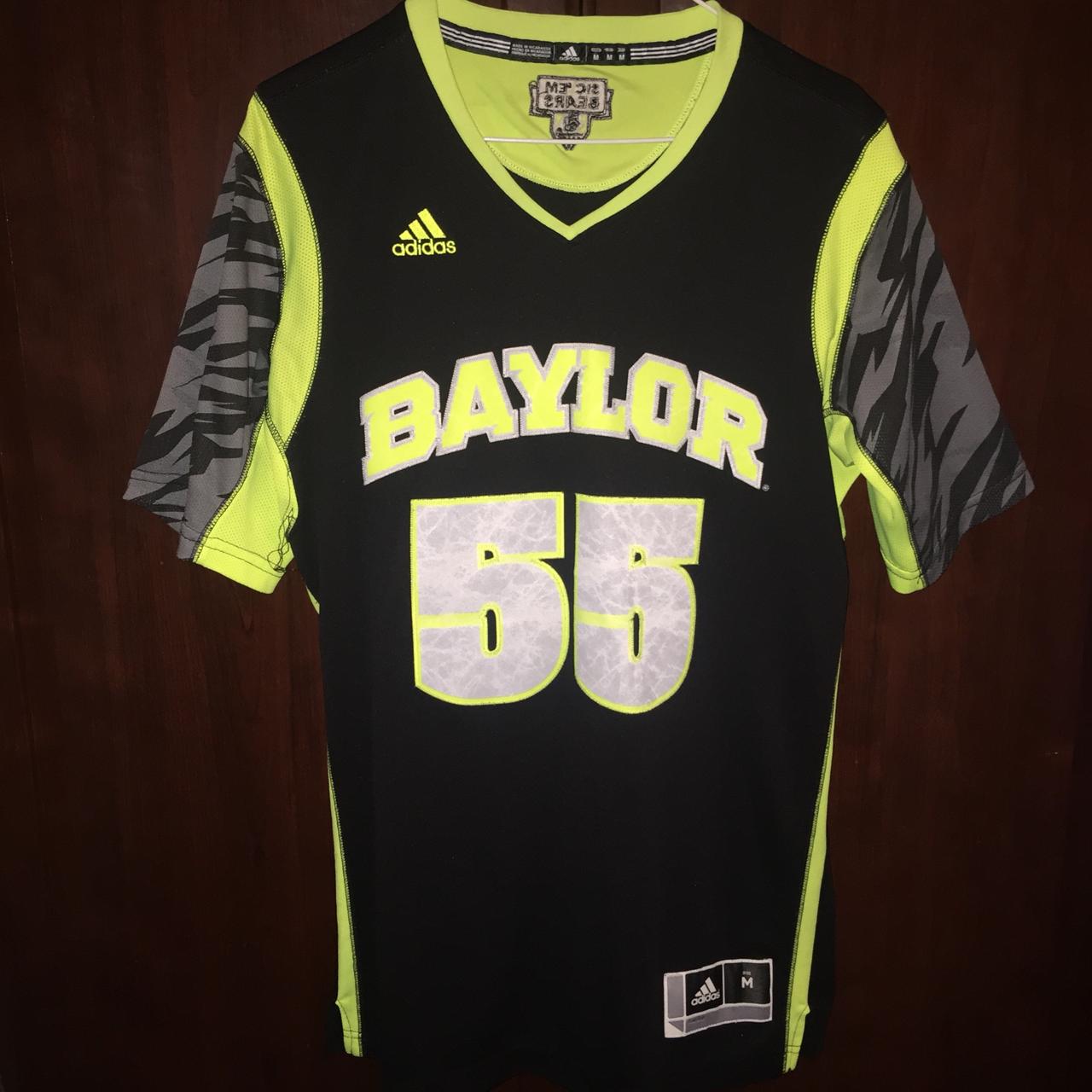 Baylor Bears in #neon yellow uniforms  Baylor basketball, Logo basketball,  Adidas basketball shoes