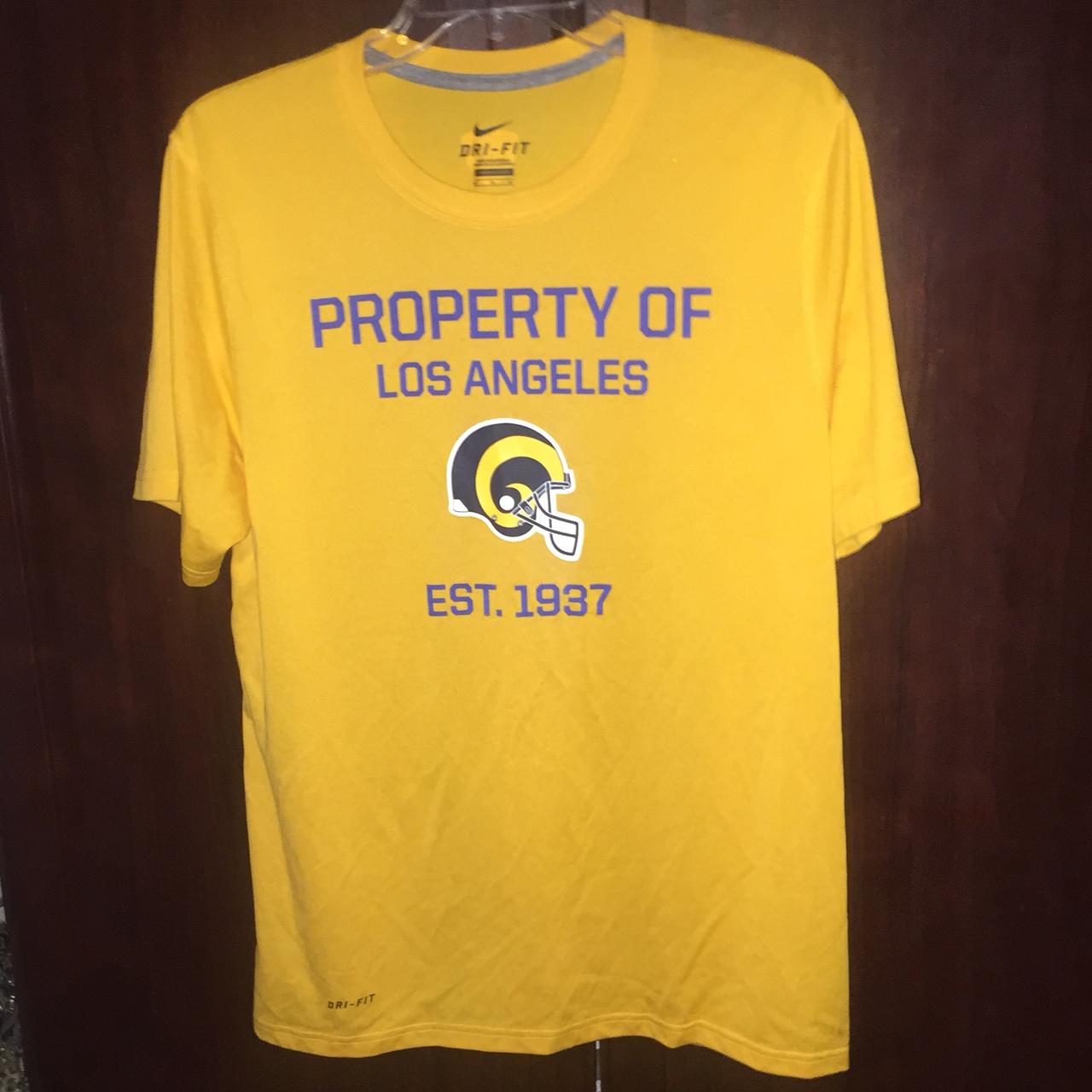 Los Angeles Rams Nike Property of T-Shirt - Mens