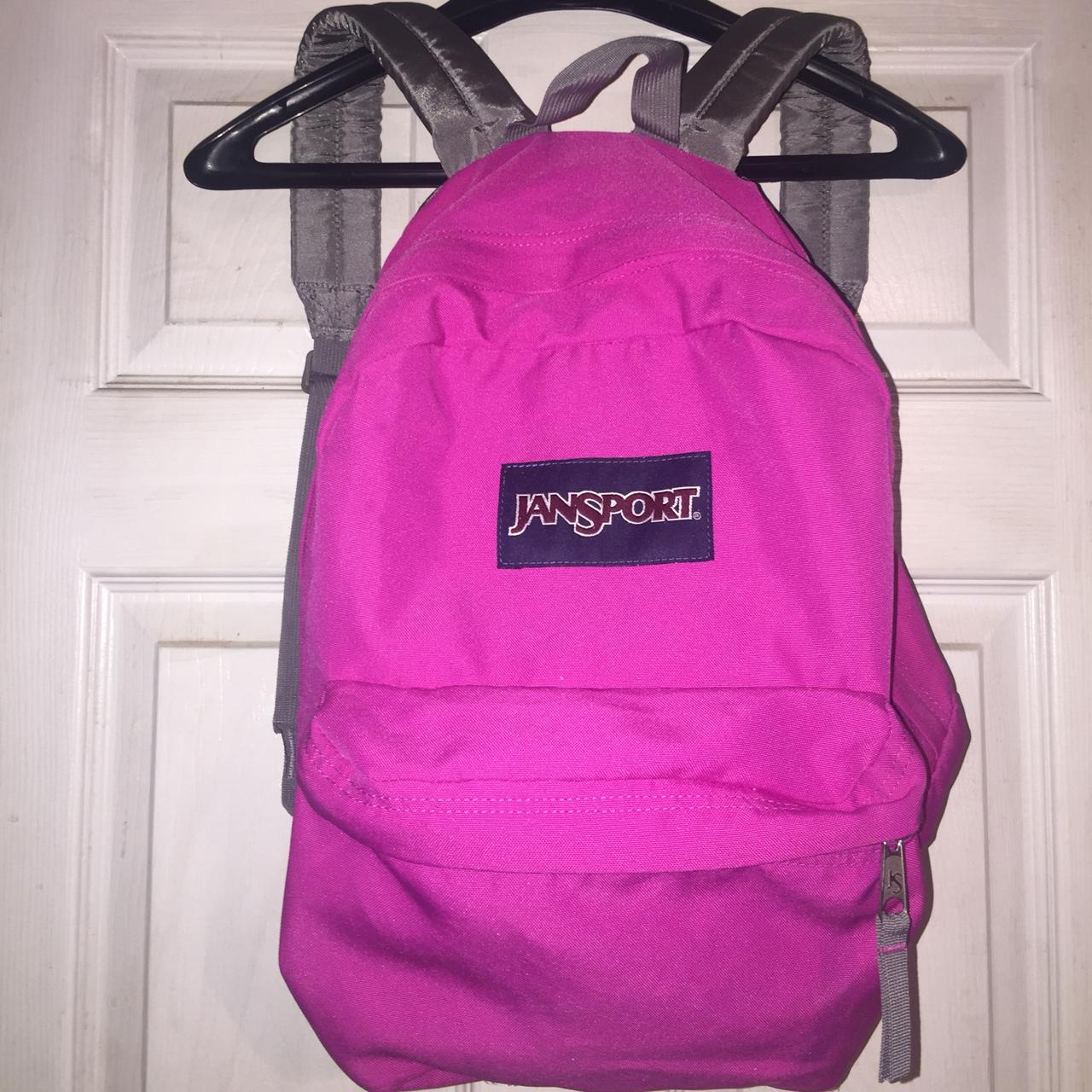 Barbie pink Jansport like-new full-size backpack... - Depop
