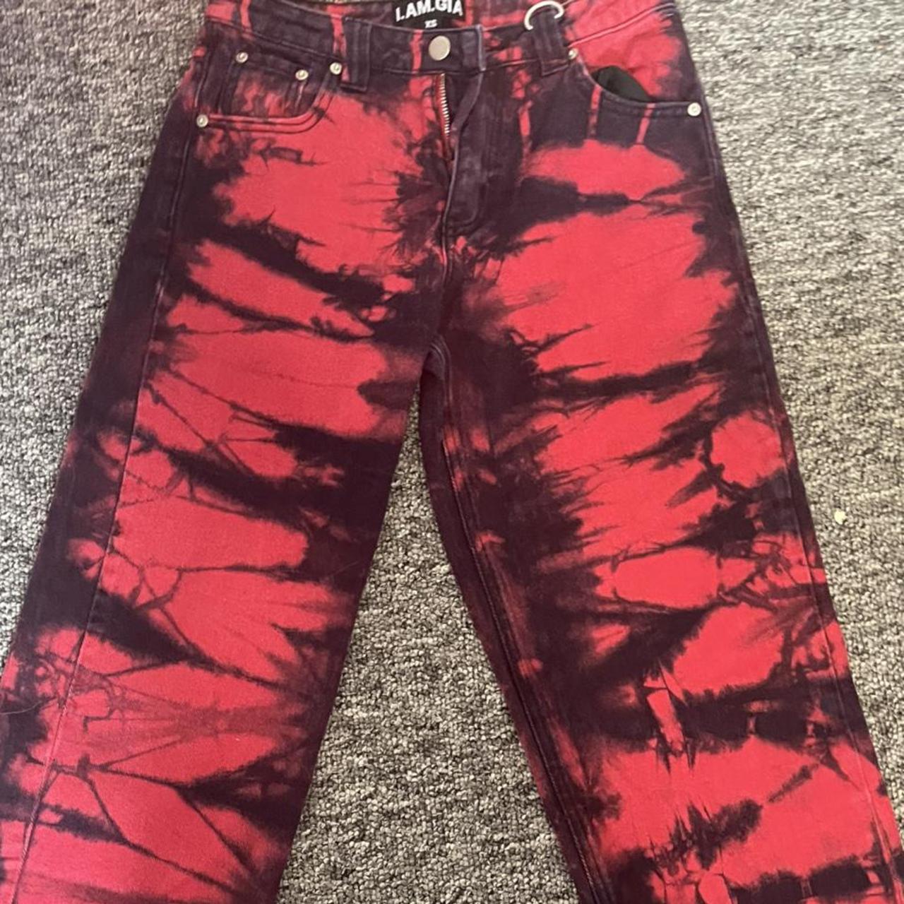 V.I.P. Tie Dye Cargo Jeans - Depop