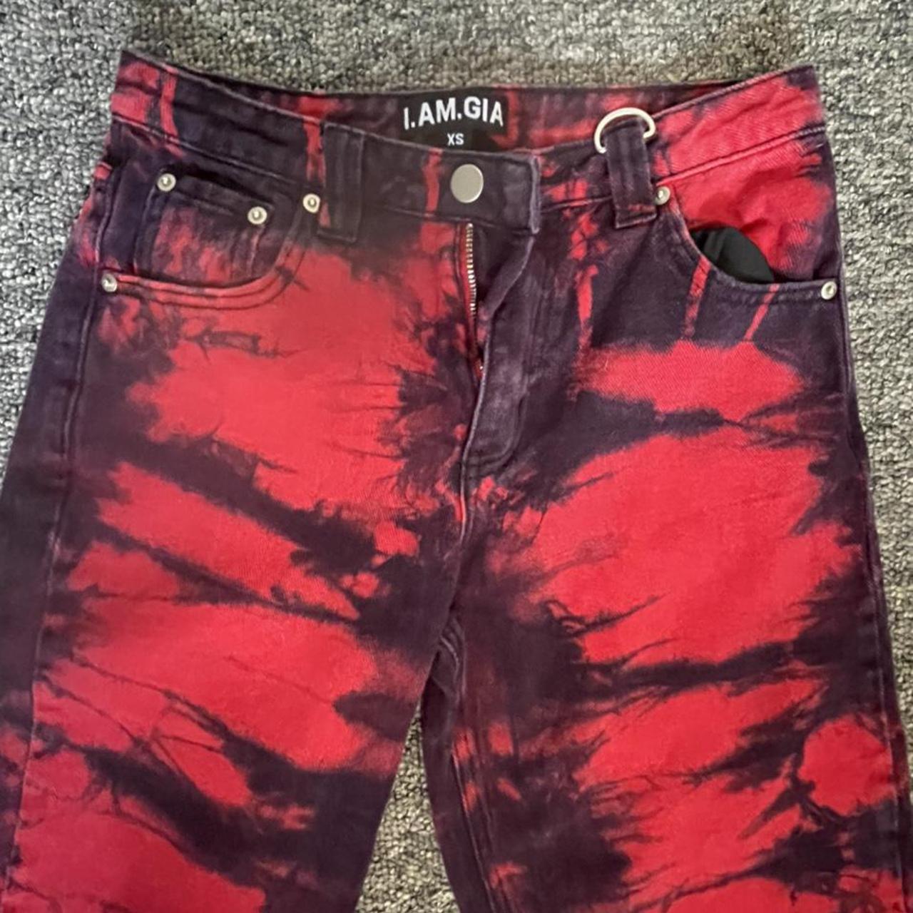 V.I.P. Tie Dye Cargo Jeans - Depop