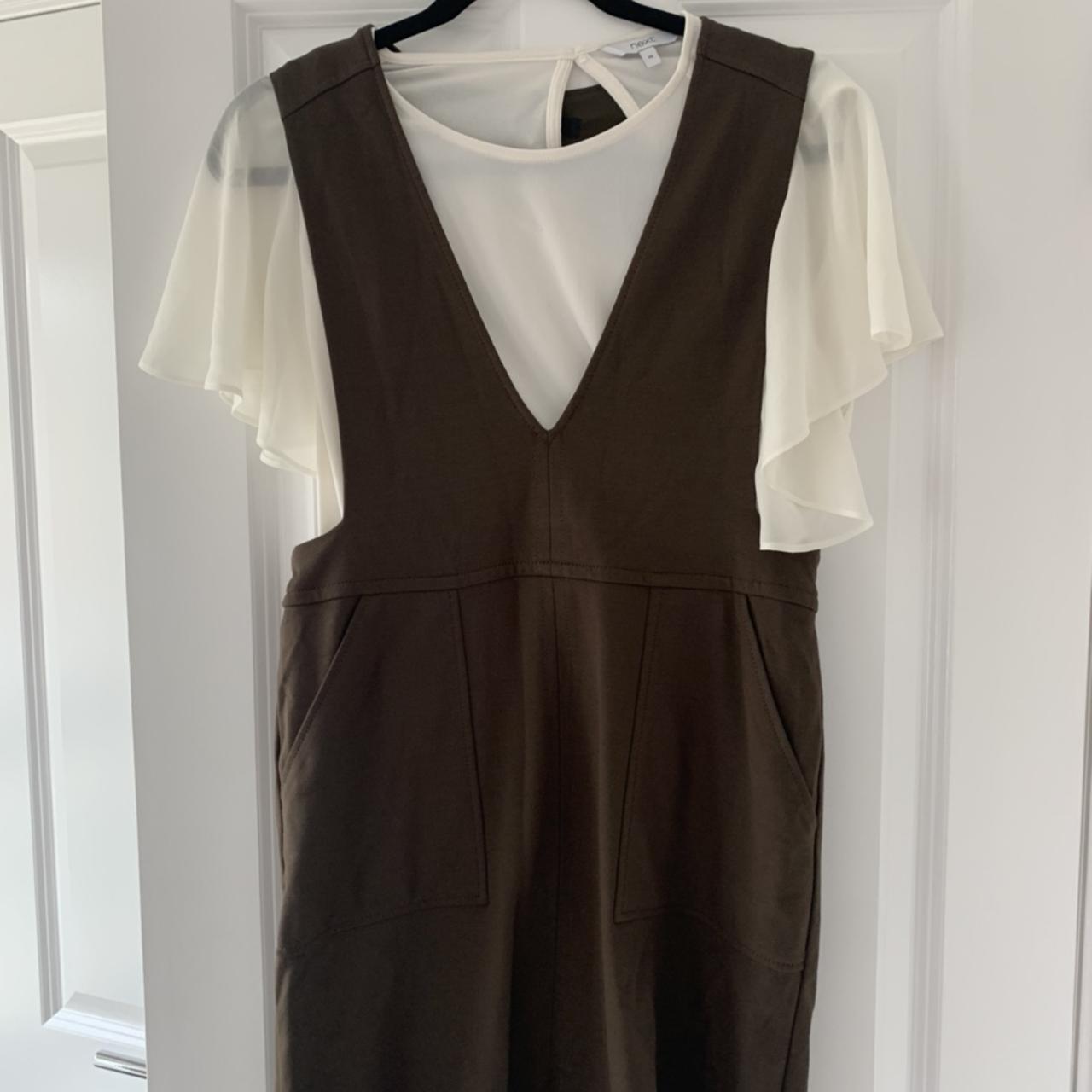 Next pinafore dress - can be worn together or... - Depop