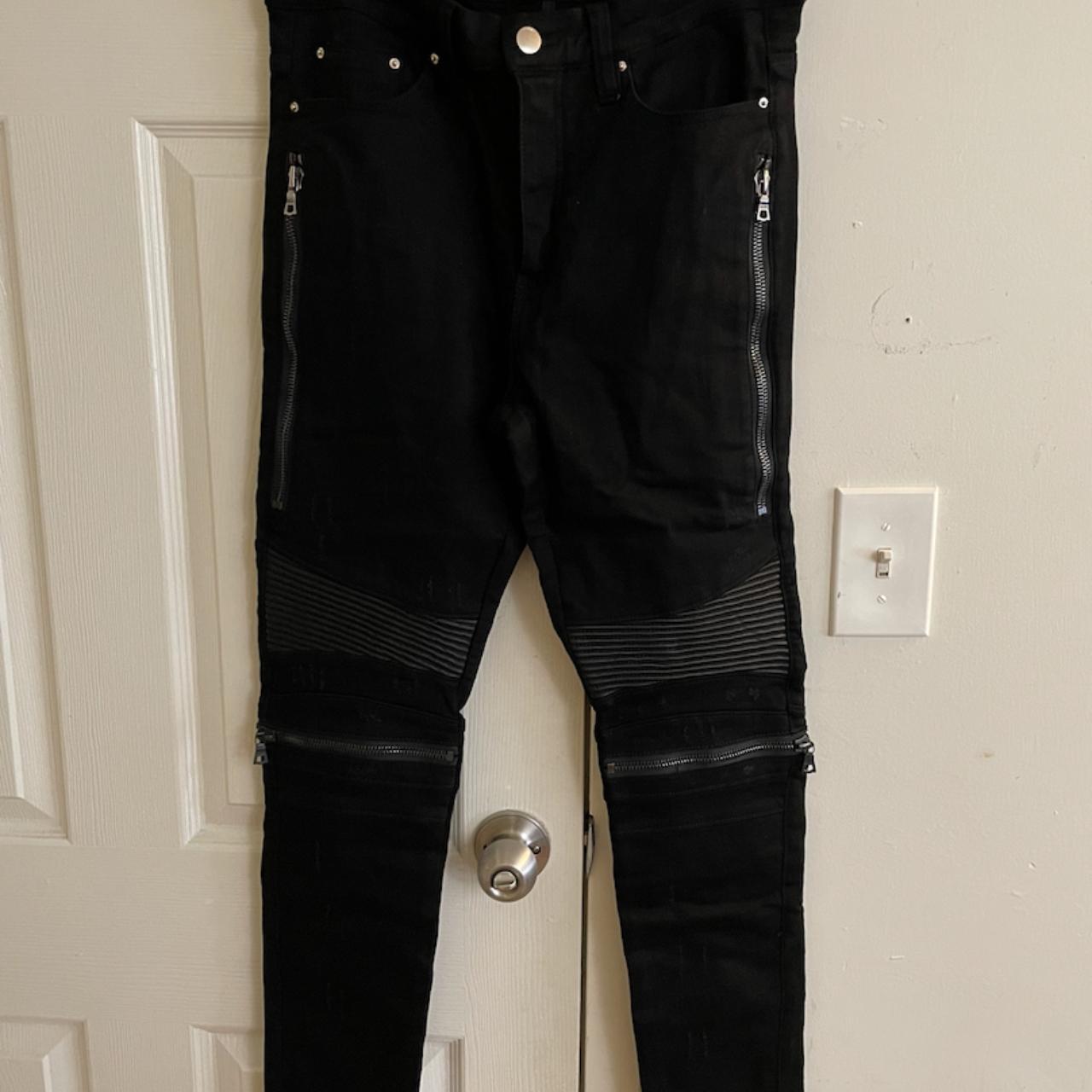 amiri waxed jeans