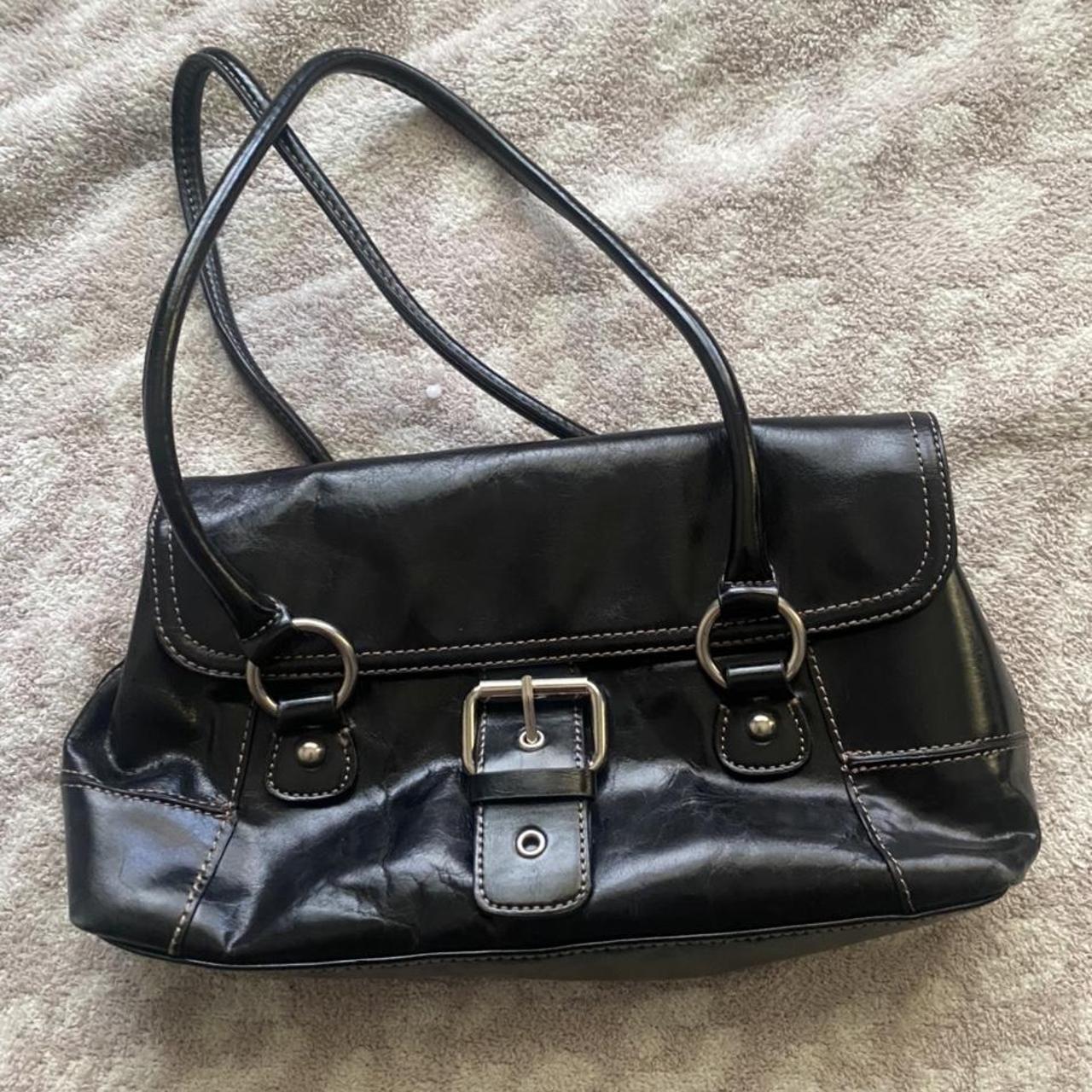 Giani Bernini Women's Black and Silver Bag | Depop