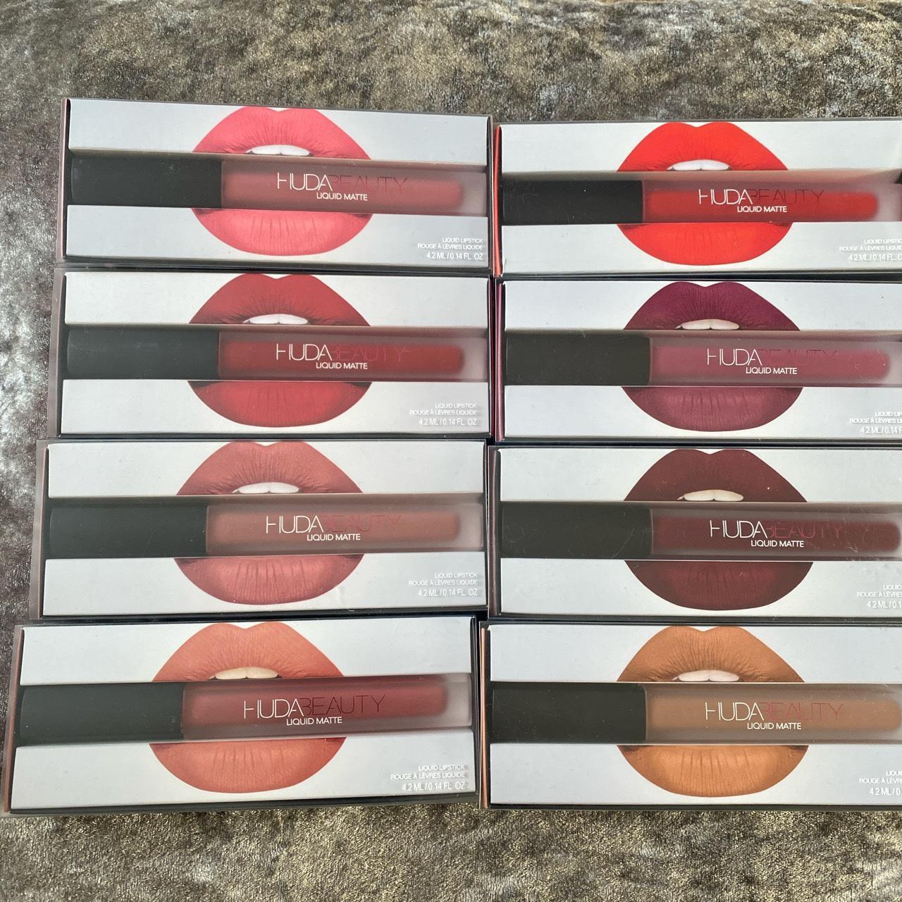 Huda Beauty lipstick bundle purchases