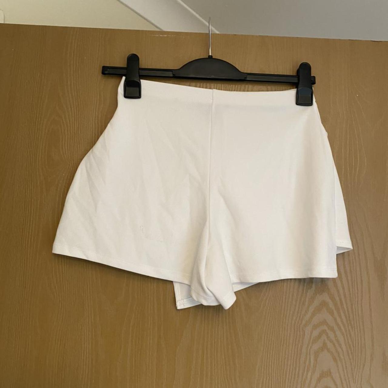 White skort styled shorts So comfy and flattering... - Depop