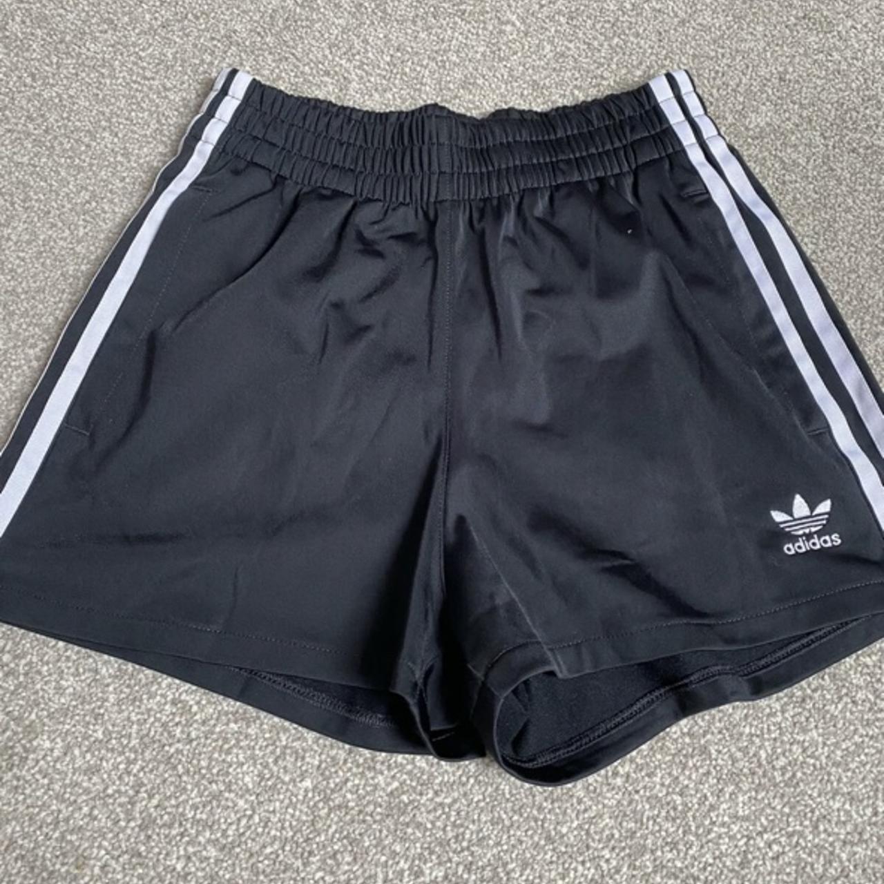 Asos Adidas JD black 3 stripe shorts size XS / 4 on... - Depop