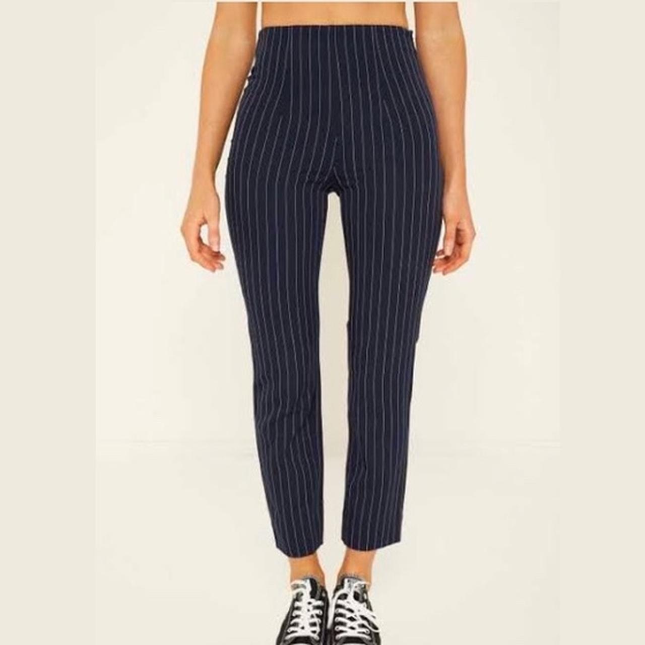 #universalstore UNIVERSAL STORE navy blue stripe... - Depop