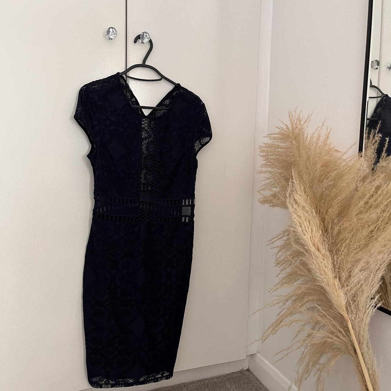 next navy dressing gown