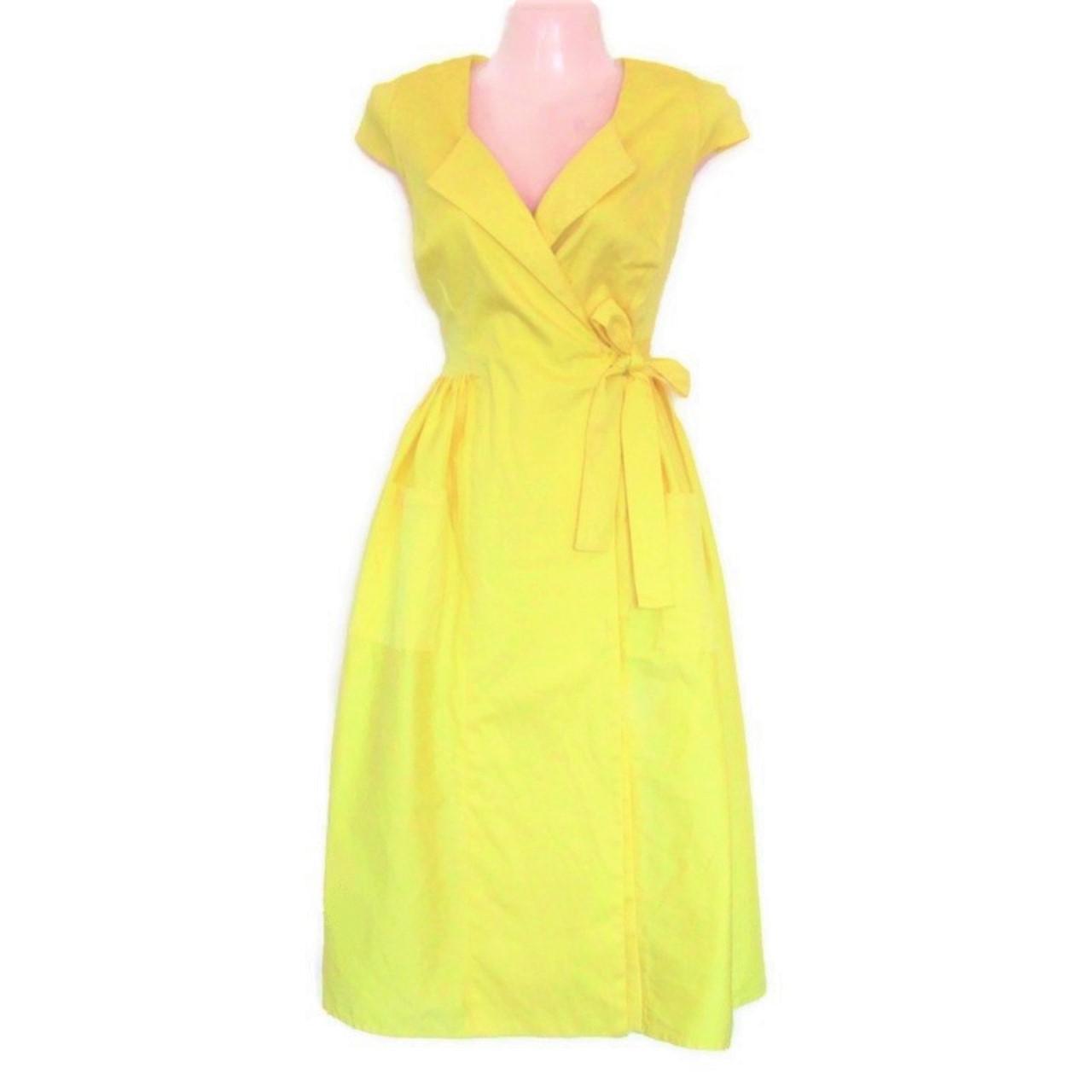 Collectif yellow outlet dress