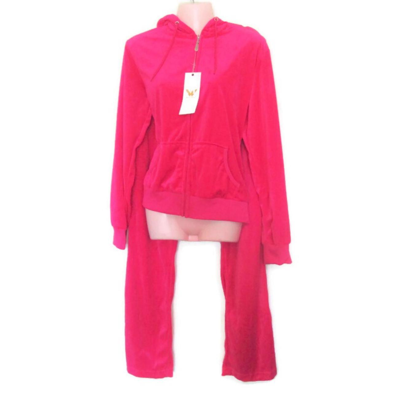 plus size pink jogging suit