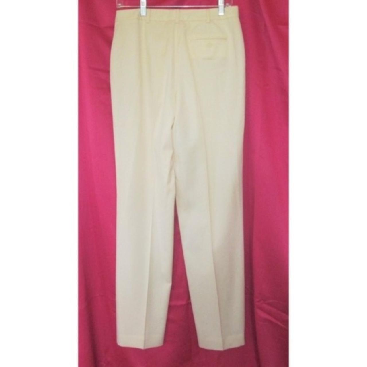 winter white brooks brothers wool pants size 6 NO - Depop